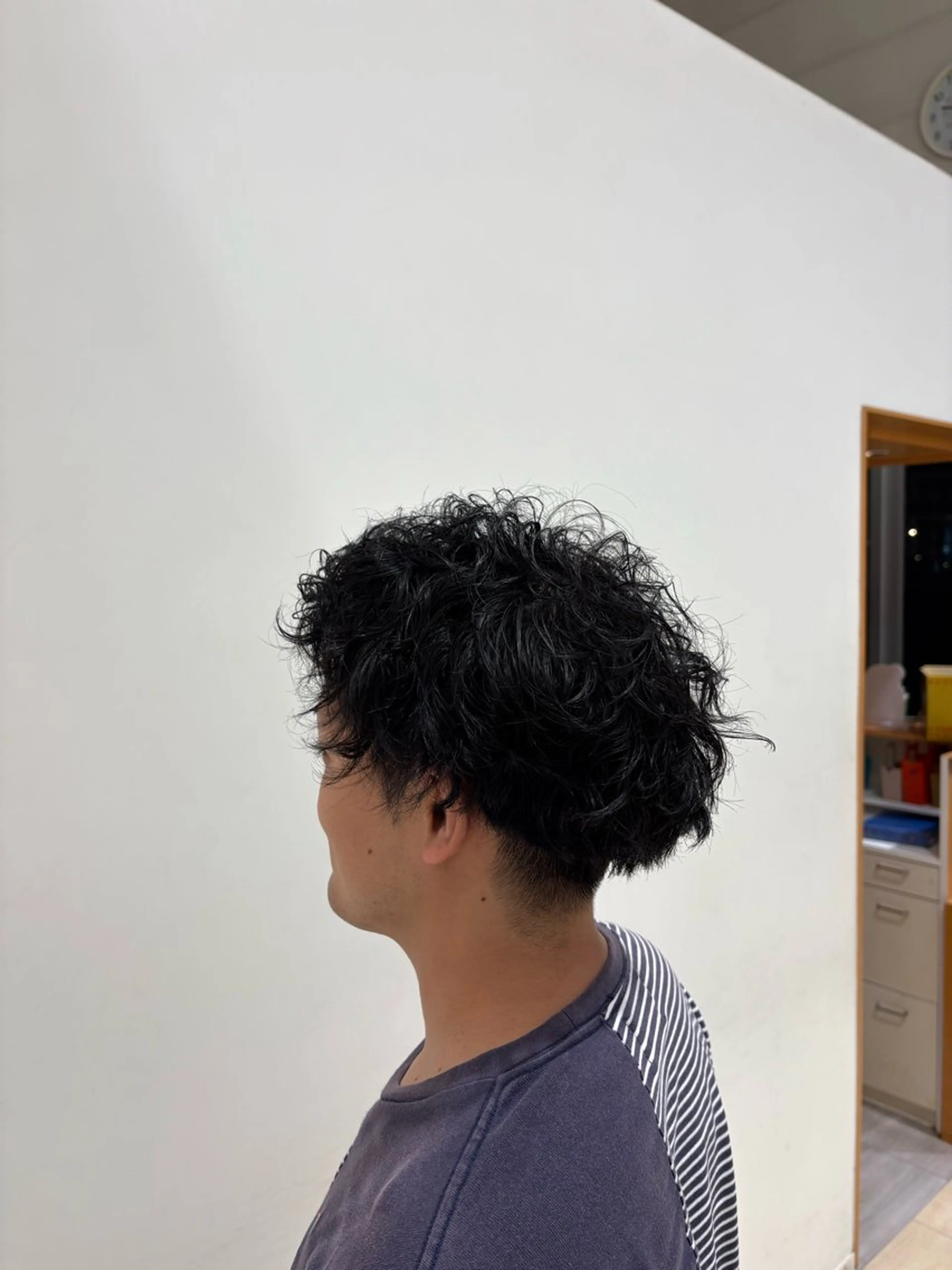 パーマ メンズ 三浦 航平のヘアスタイル