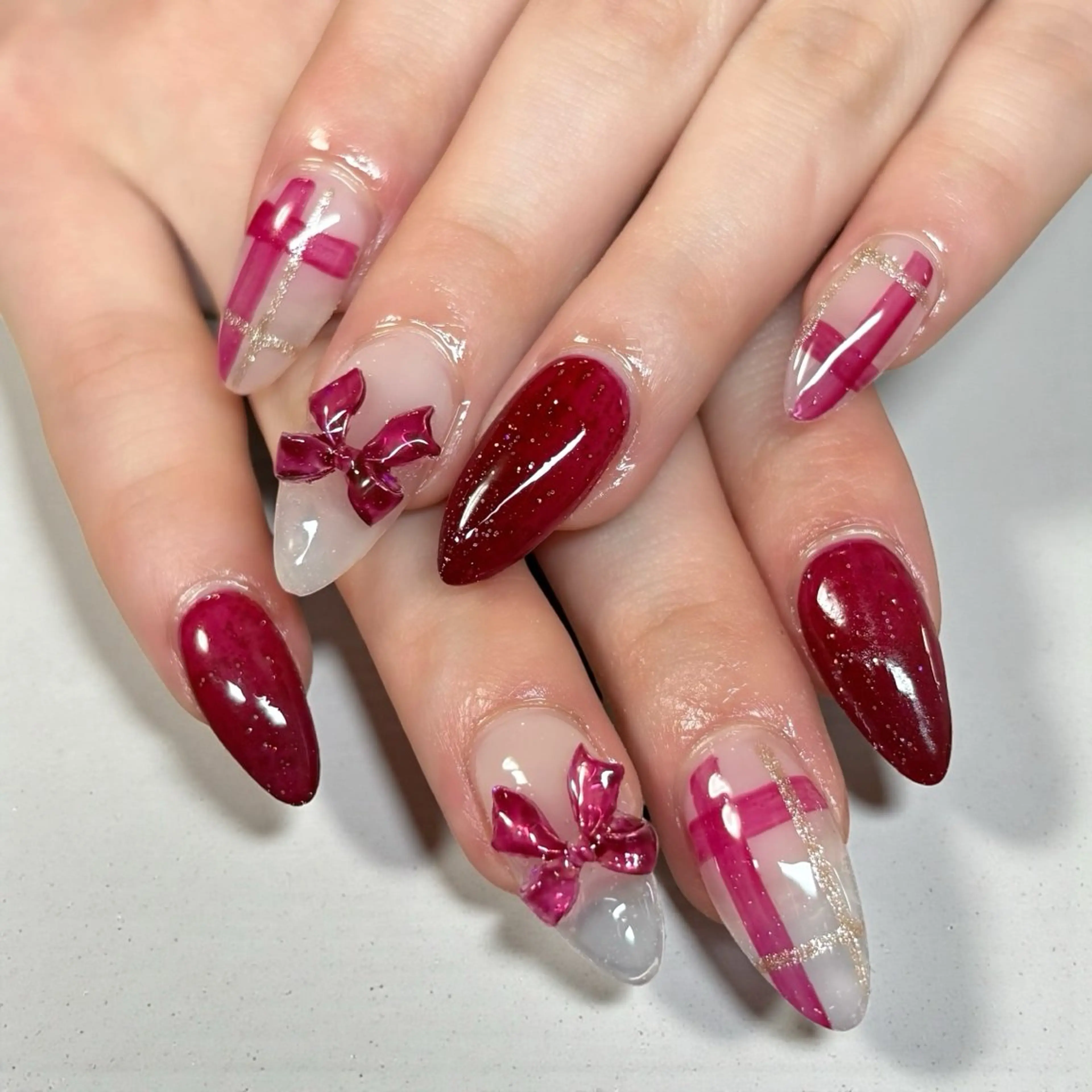 ネイル 長さ出し ハンドネイル orchid mikiのネイルデザイン