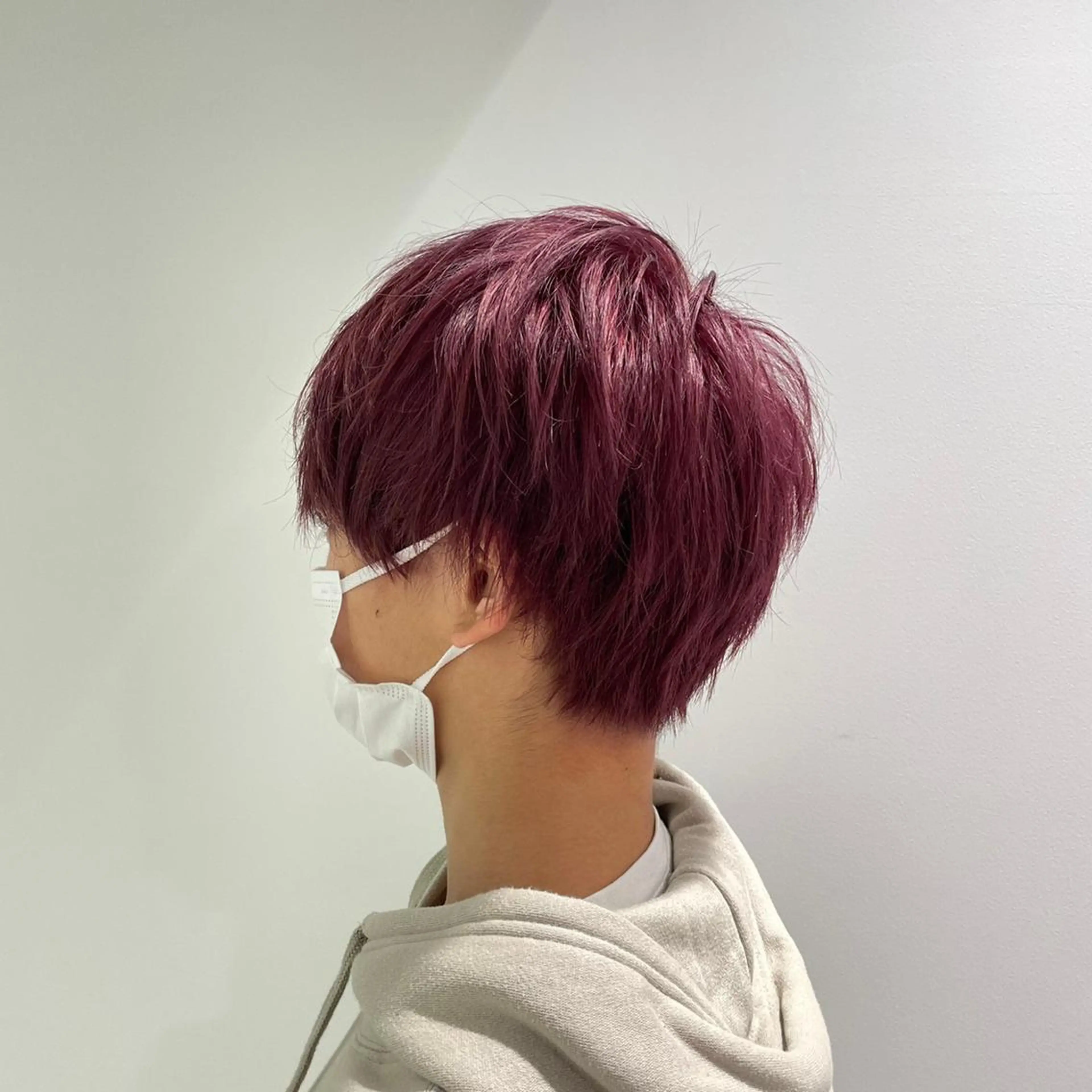 ミディアム カラー パーマ ヘアアレンジ ネイル マツエク・マツパ 韓国風ベージュ🤎 赤みなし🌿横浜🤎のヘアスタイル