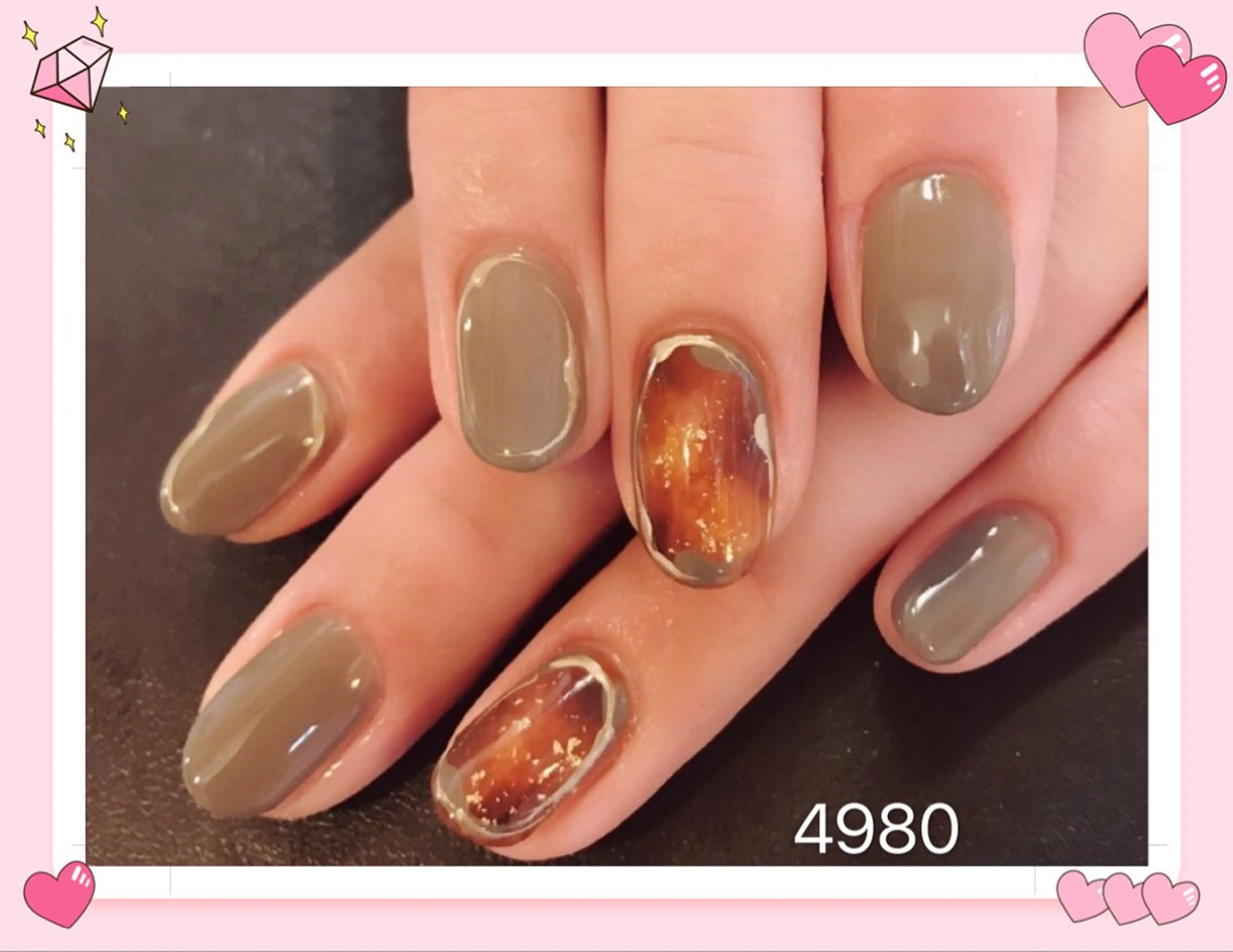 ネイル ハンドネイル 蒲田2分 アキのネイルデザイン