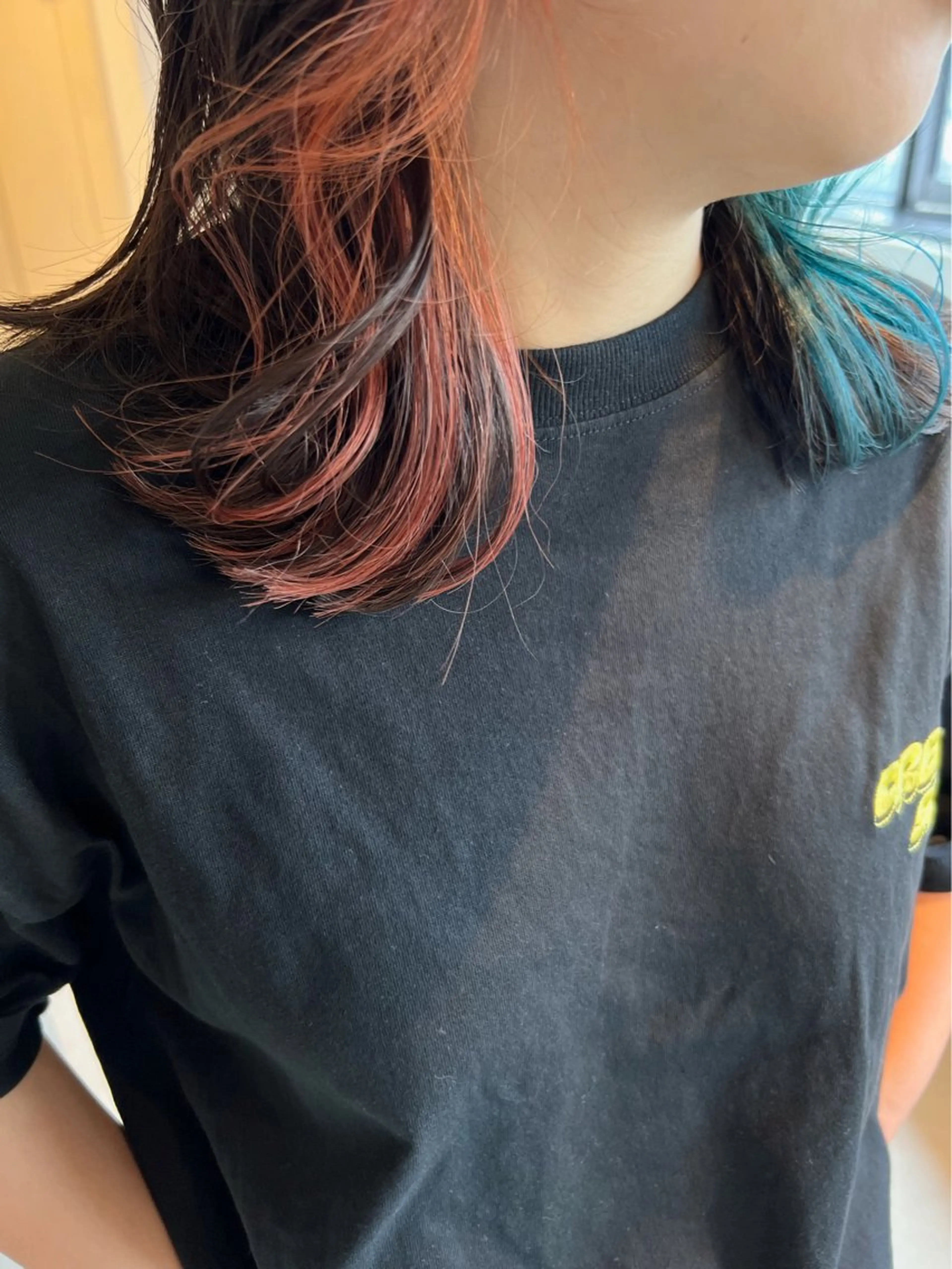 セミロング カラー ヘアカラー トリートメント 🌐👽フクイ キララ🌎💎のヘアスタイル