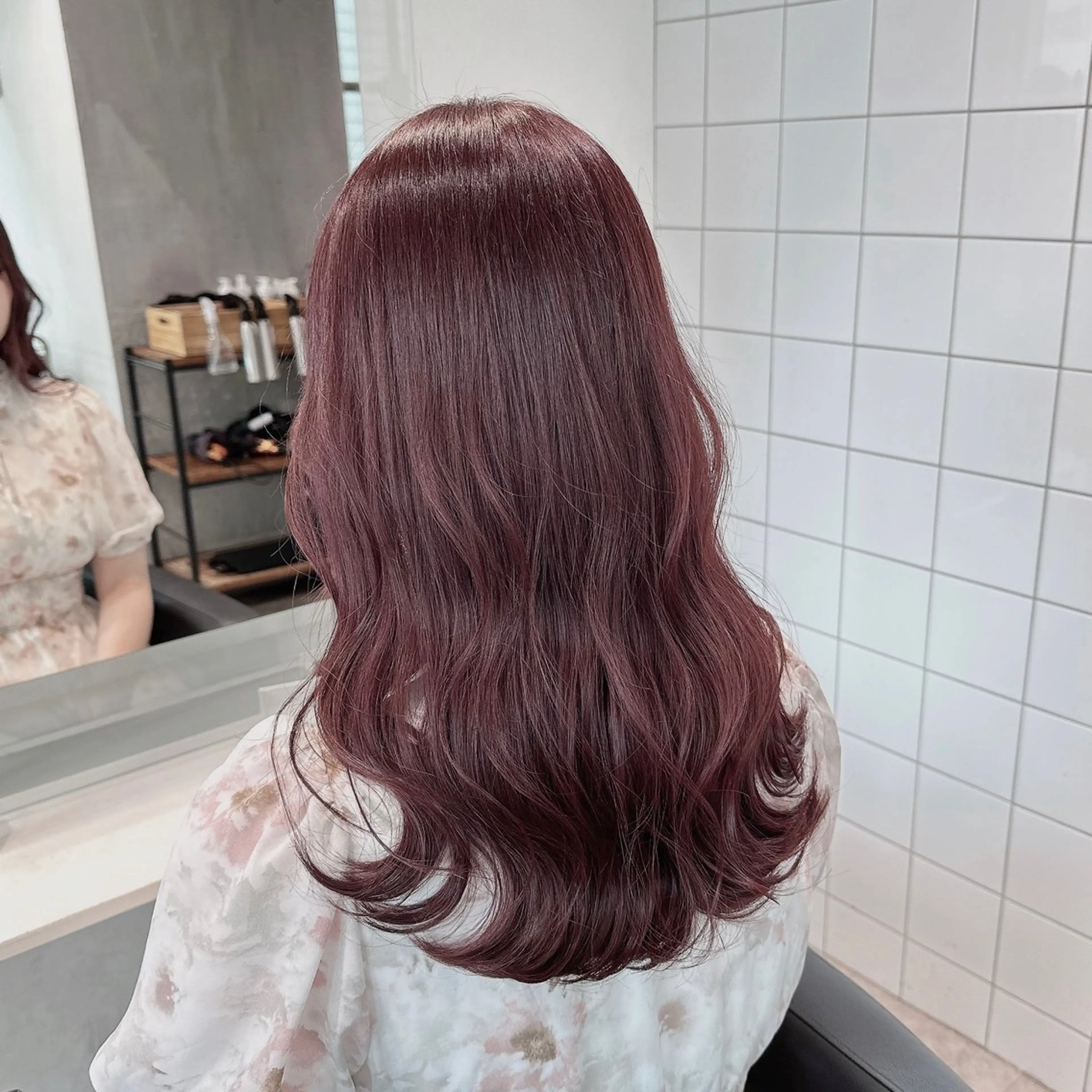 ロング ヘアカラー 盛れる暖色🎀ガーリ ーヘア🎀きっかのヘアスタイル