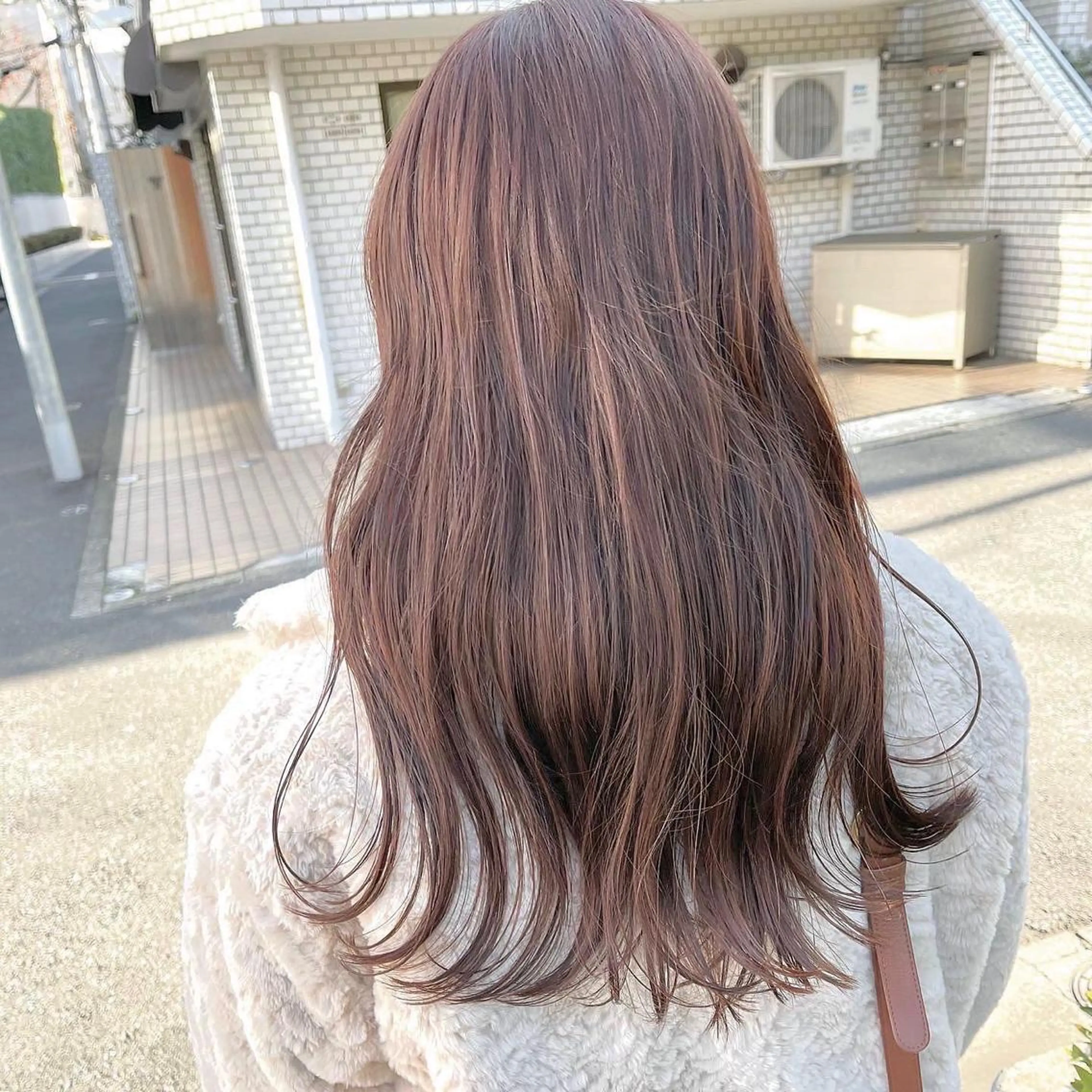 ロング カラー ベージュカラー ブリーチ ダブルカラー ブリーチなしカラー ピンクカラー 似合わせショート×透 明感/やじまたかしのヘアスタイル