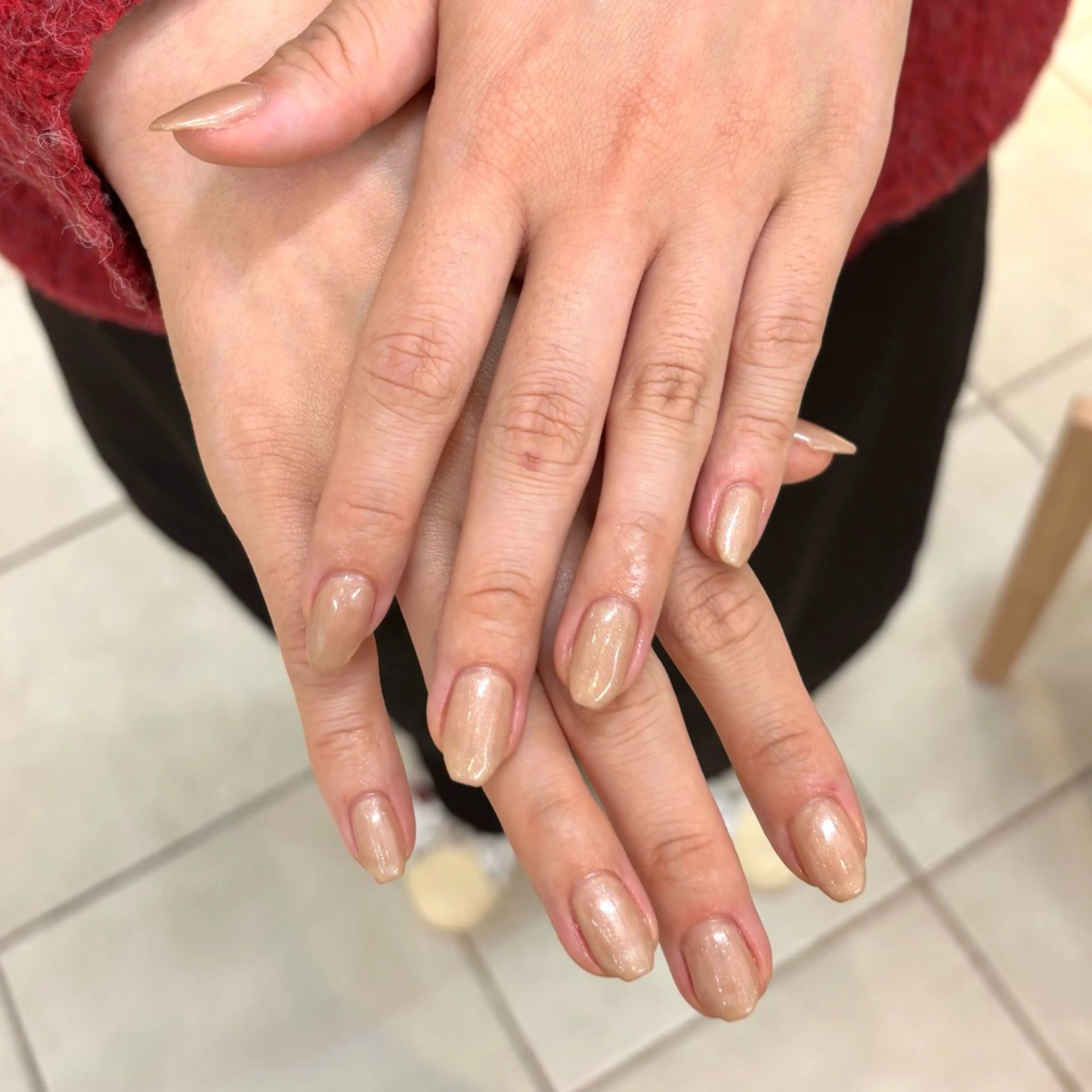 ネイル シンプルネイル ai _l0ve TRIOS nailのネイルデザイン