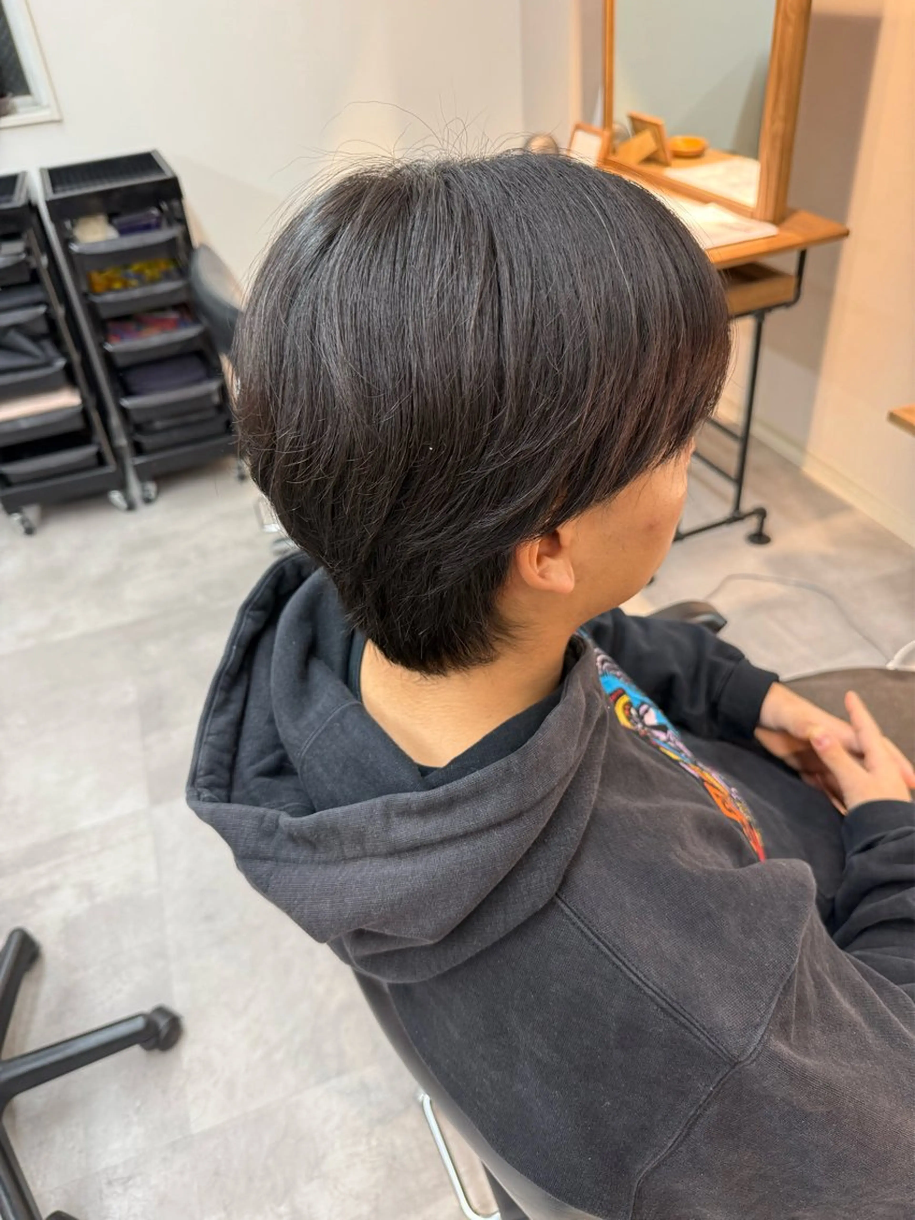 メンズ カット 美しいシルエットに◎ 韓国メンズ特化/下田のヘアスタイル