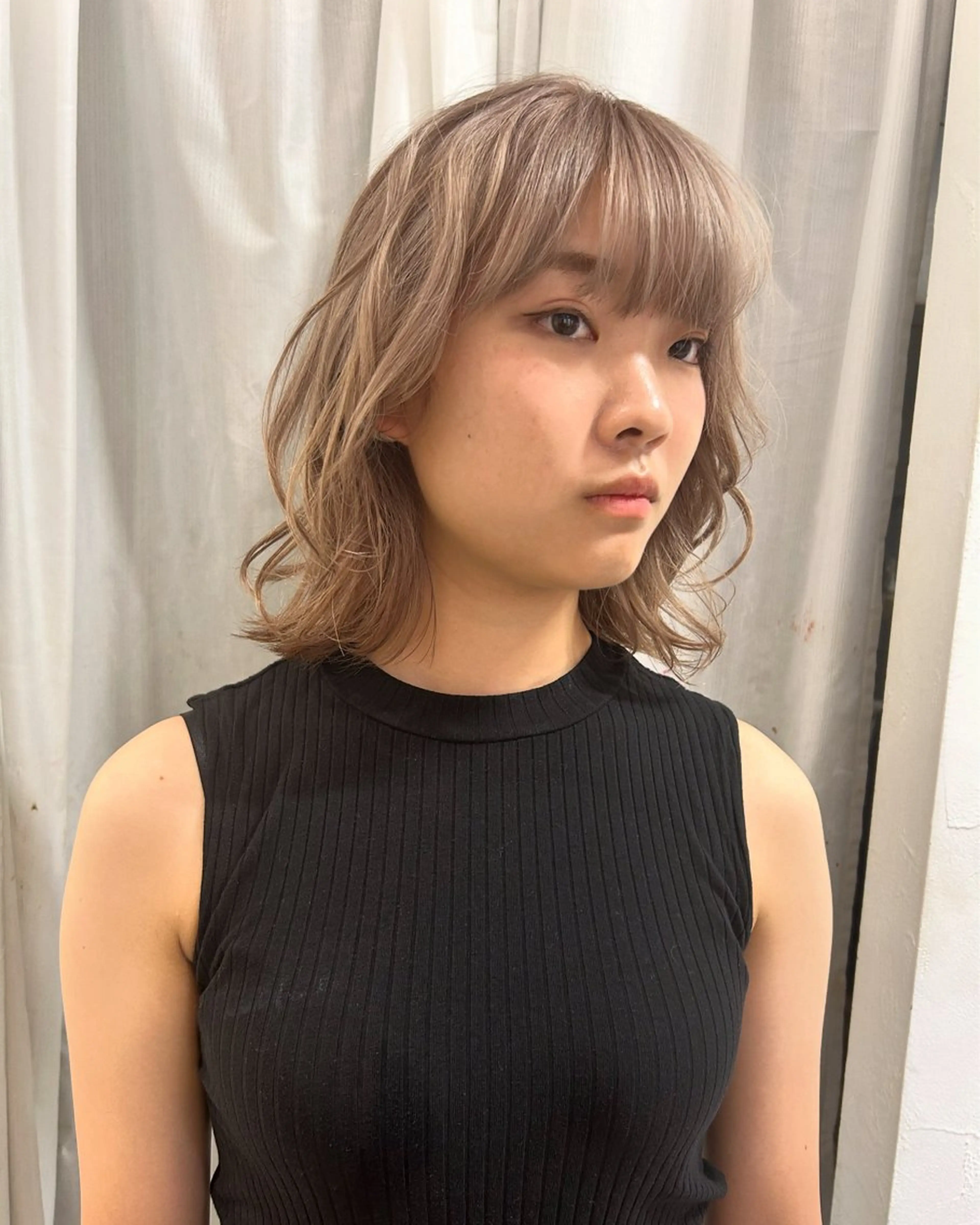 ミディアム カラー ヘアカラー トリートメント ケアパーマ/ブリーチ daisukeのヘアスタイル