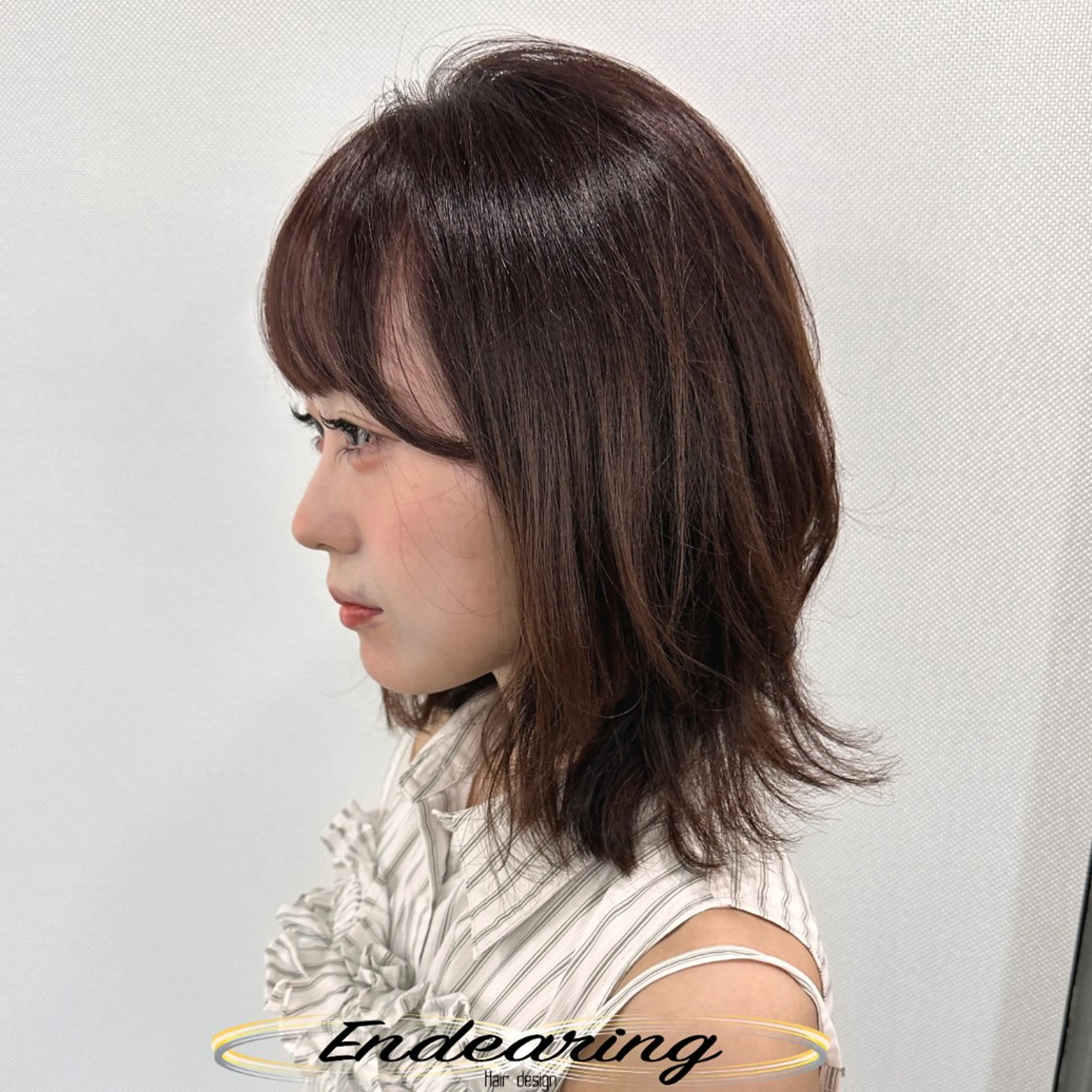 カラー ブラウンカラー カット ヘアカラー Endearing 銀座/レイヤーカットのヘアスタイル