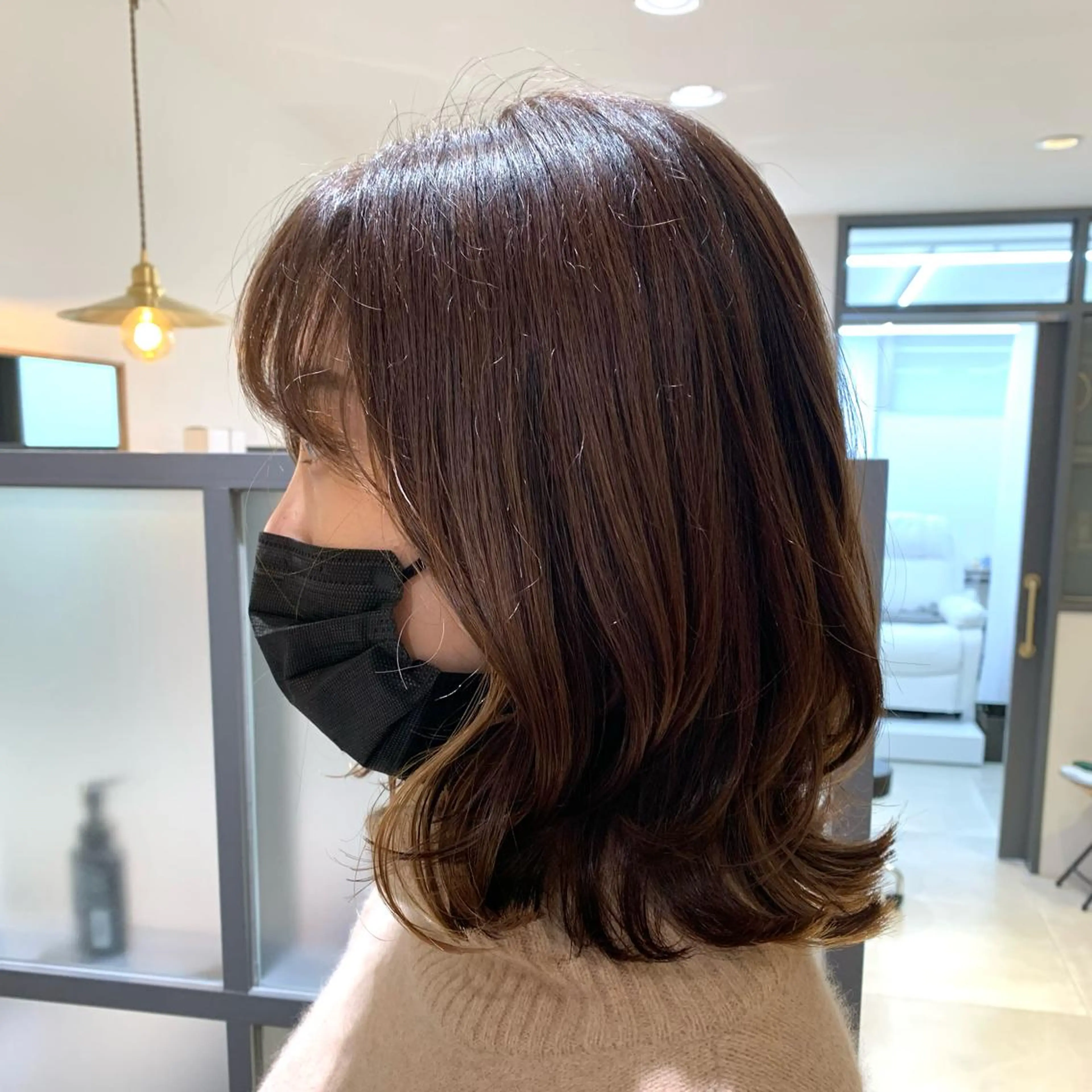 ミディアム カット ヘアカラー トリートメント 大姶良 友輝の眉毛・アイブロウイメージ