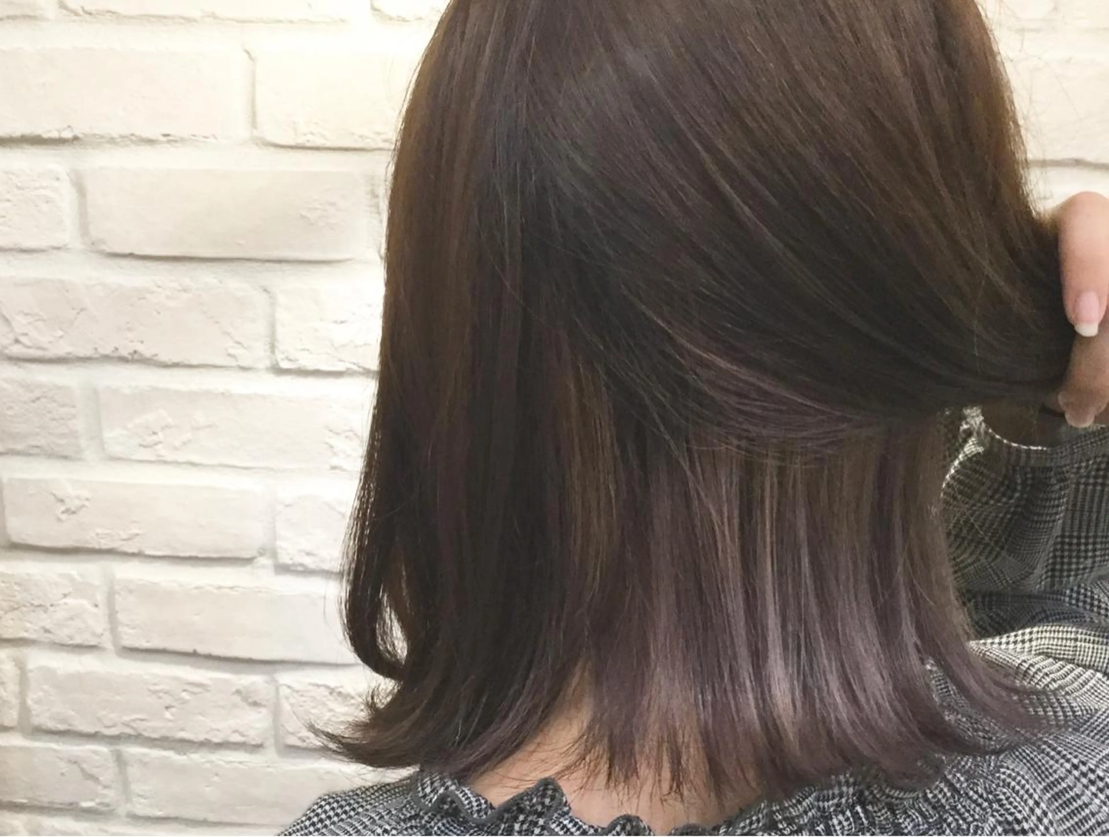 ショート カラー ヘアアレンジ ブリーチ 飯塚 沙衣のヘアスタイル