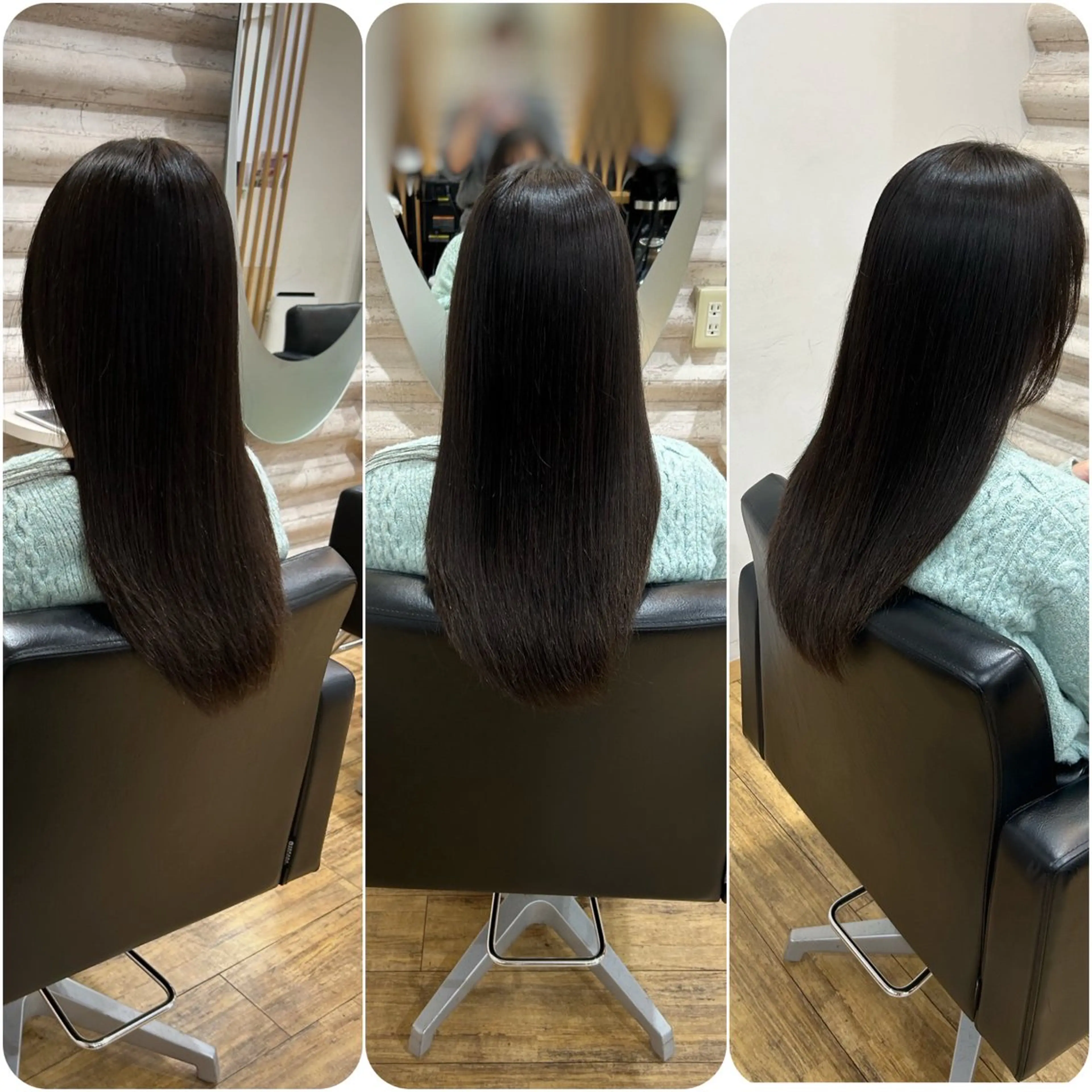 ロング カラー 髪質改善 トリートメント 艶の専門店/髪質改善 ×酸熱カラー/KONのヘアスタイル