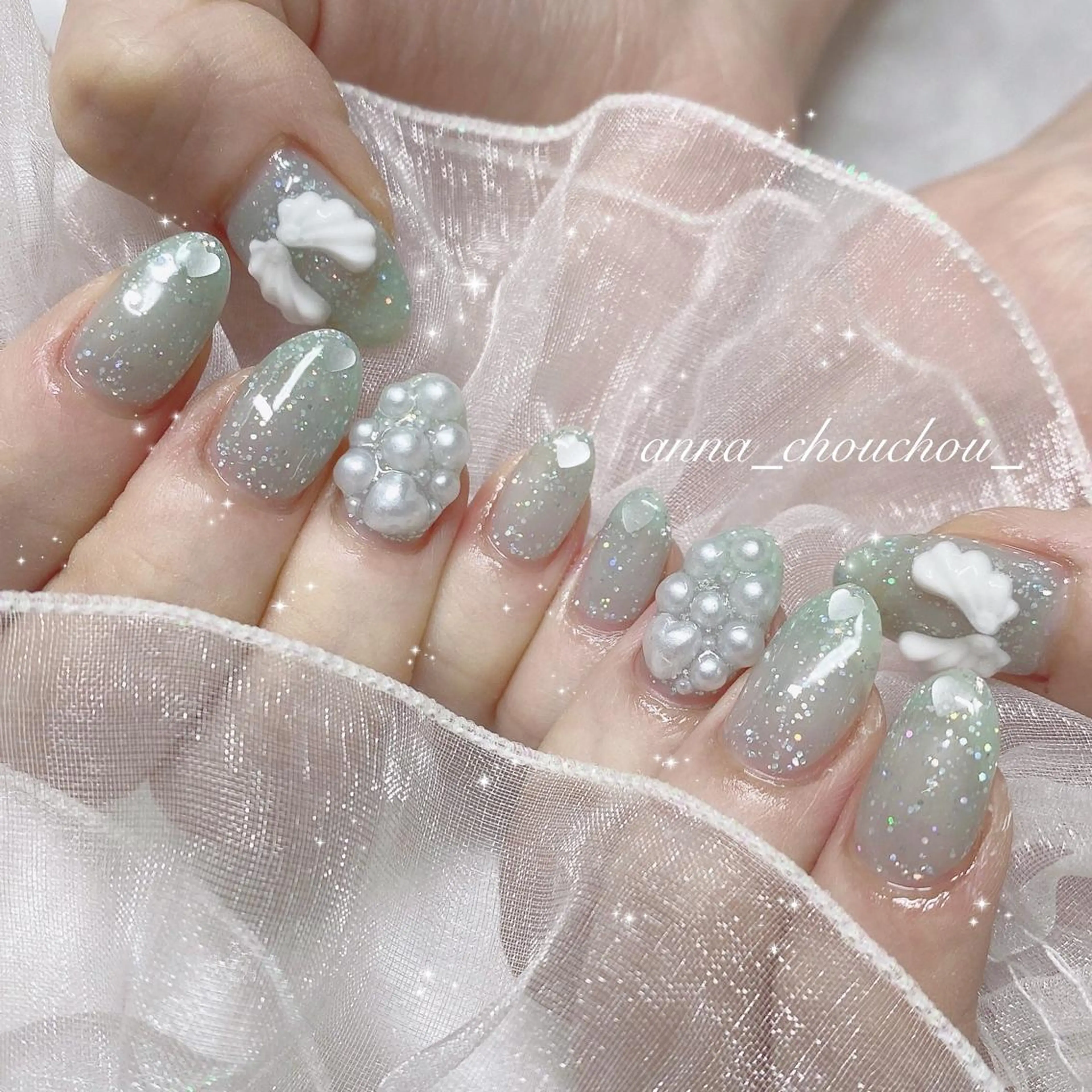 ネイル ハンドネイル Anna Sano⭐️のネイルデザイン