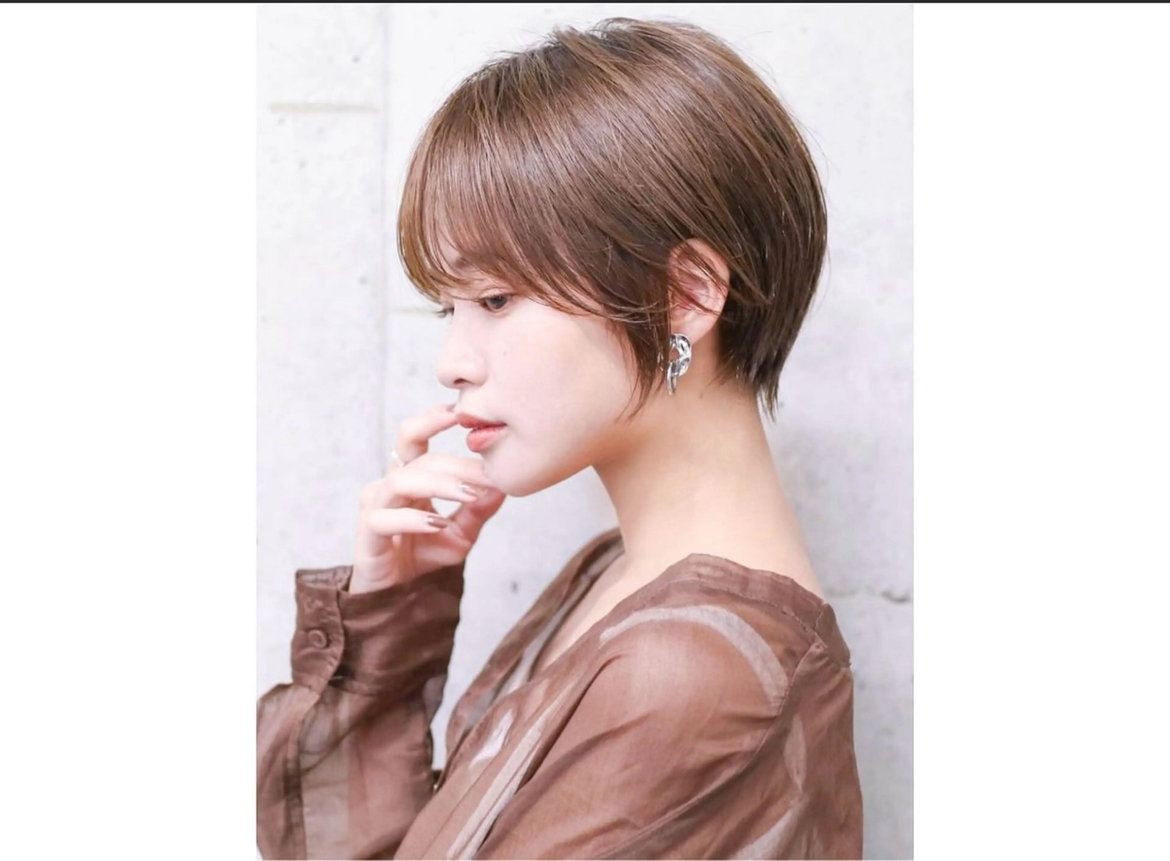 ショート 酒井 緋菜のヘアスタイル