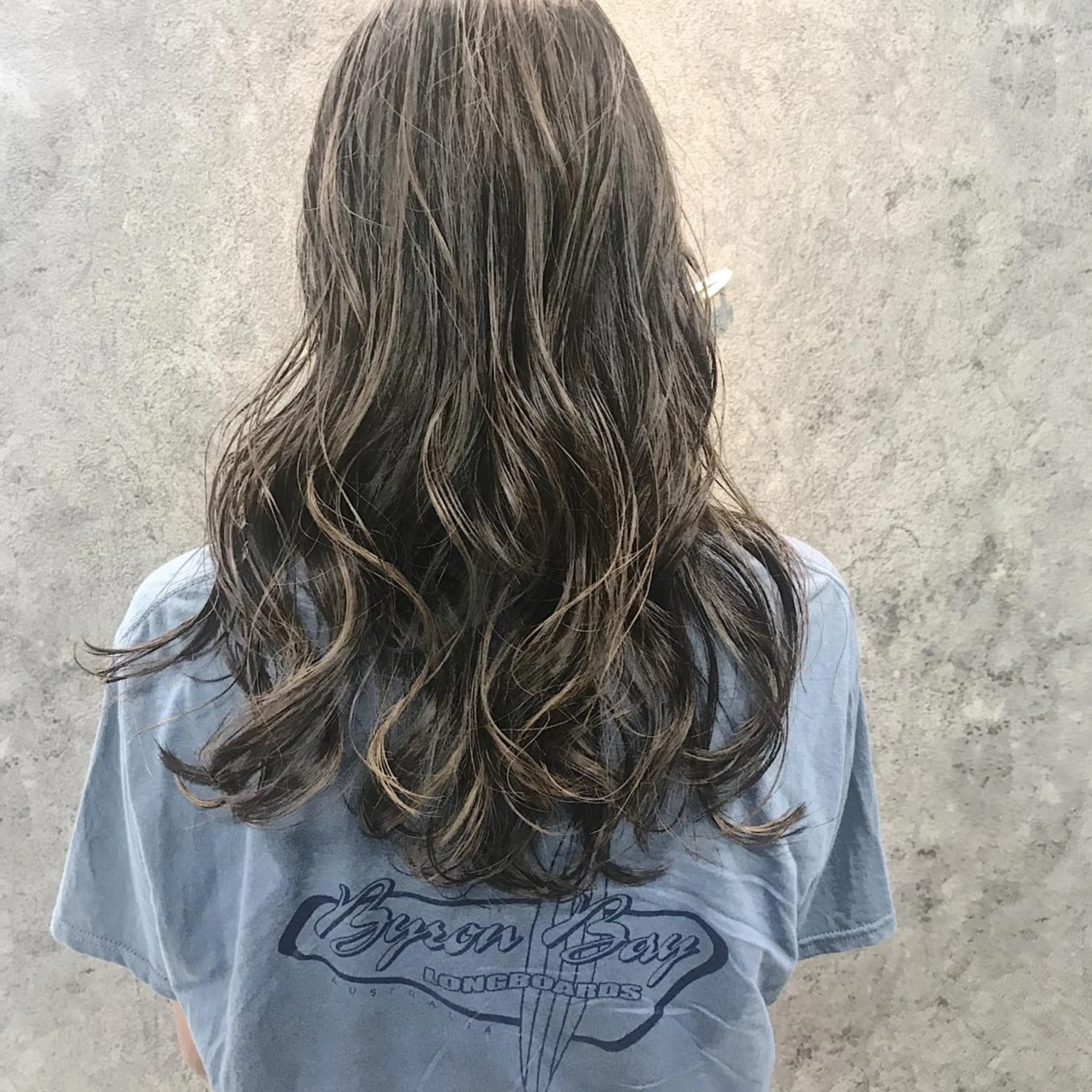 セミロング ハイライト カット ヘアカラー トリートメント 所渉/韓国レイヤー /ウルフカットのヘアスタイル