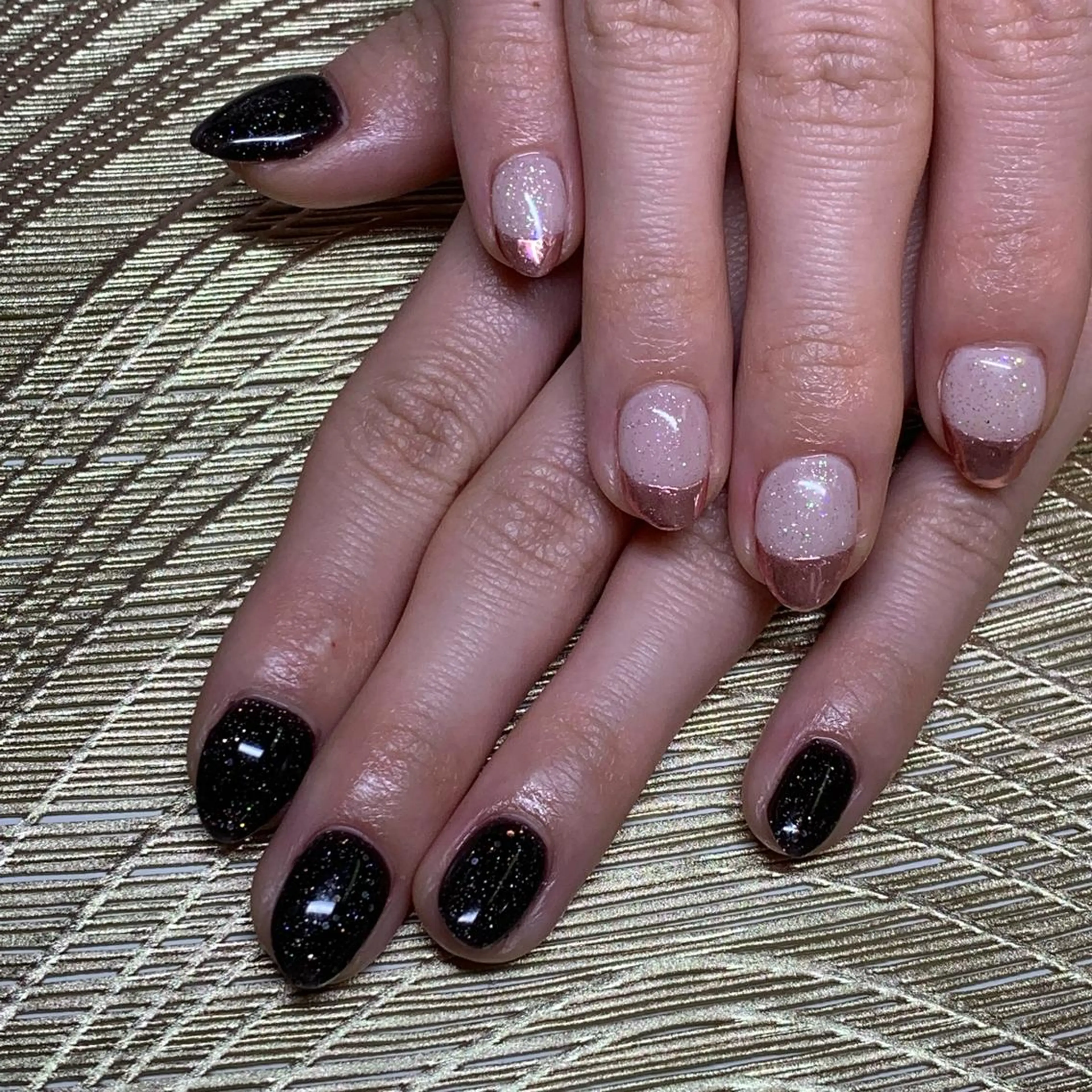 ネイル ハンドネイル καρδιά -ｶﾙﾃﾞｨｱ-のネイルデザイン