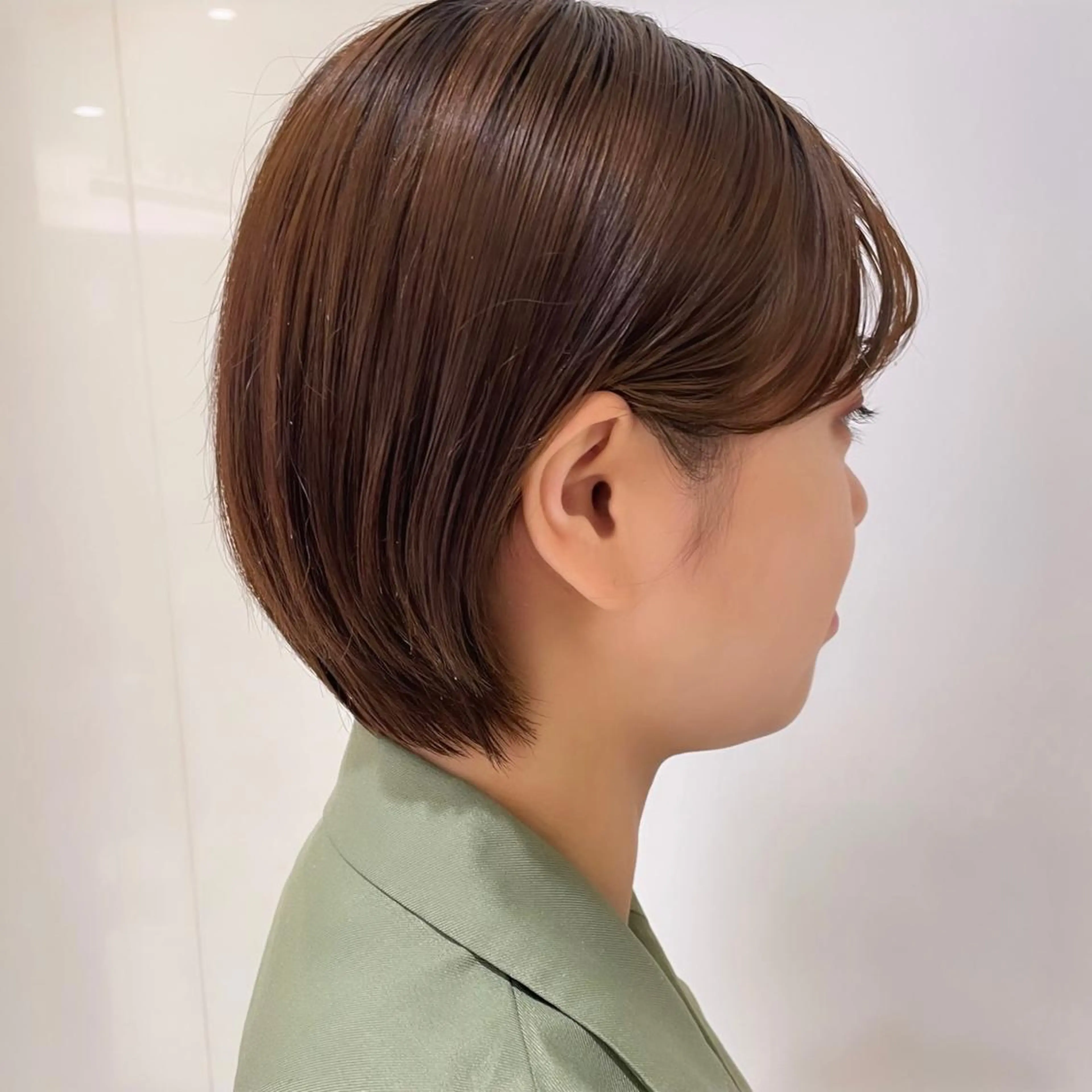ショート ヘアカラー トリートメント ボブパーマ ♡ヨシカワハナコのヘアスタイル