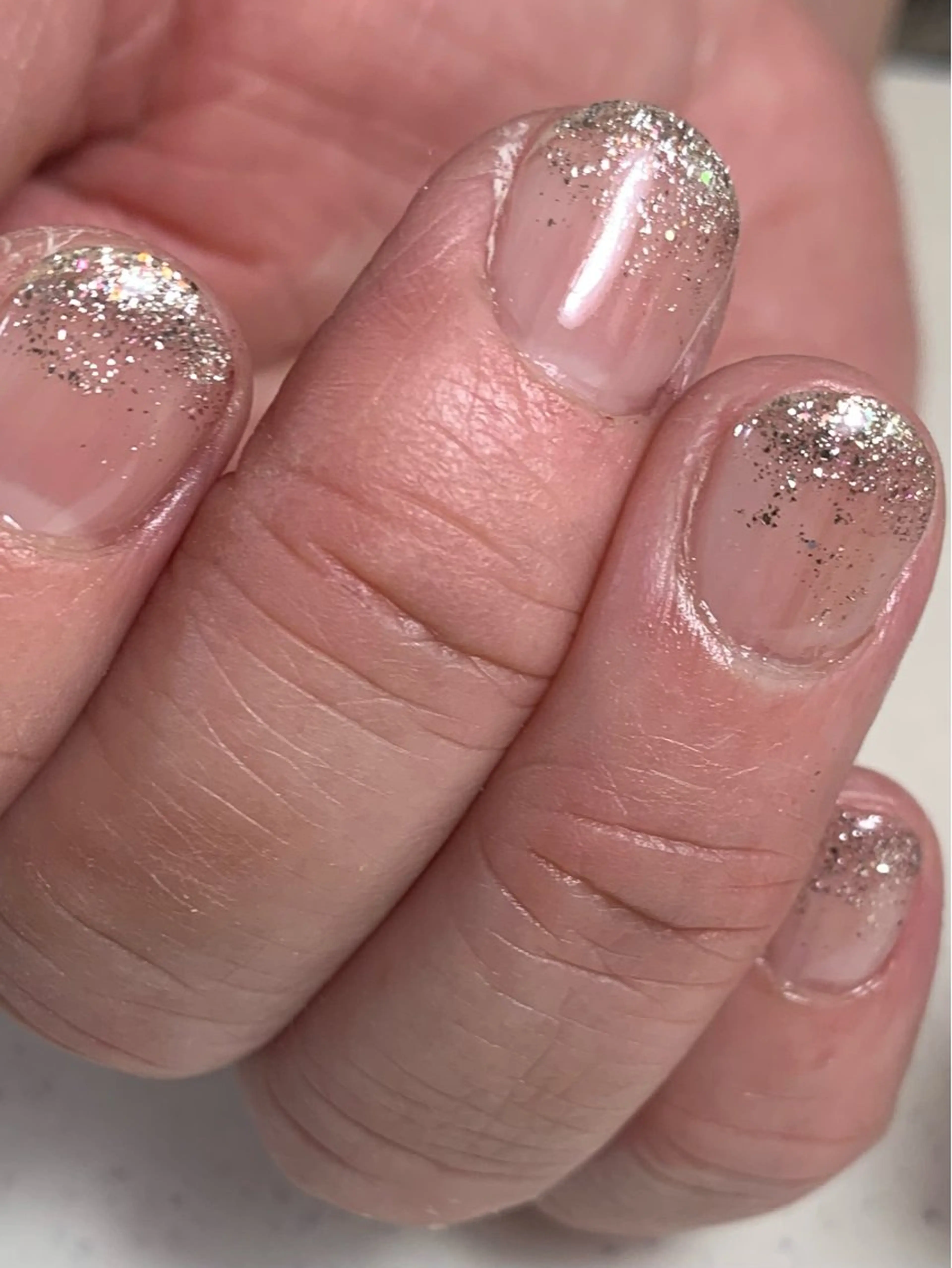 ネイル グラデーション ラメ(グリッター) ラメグラデーション is.nail 🌷sonokoのネイルデザイン