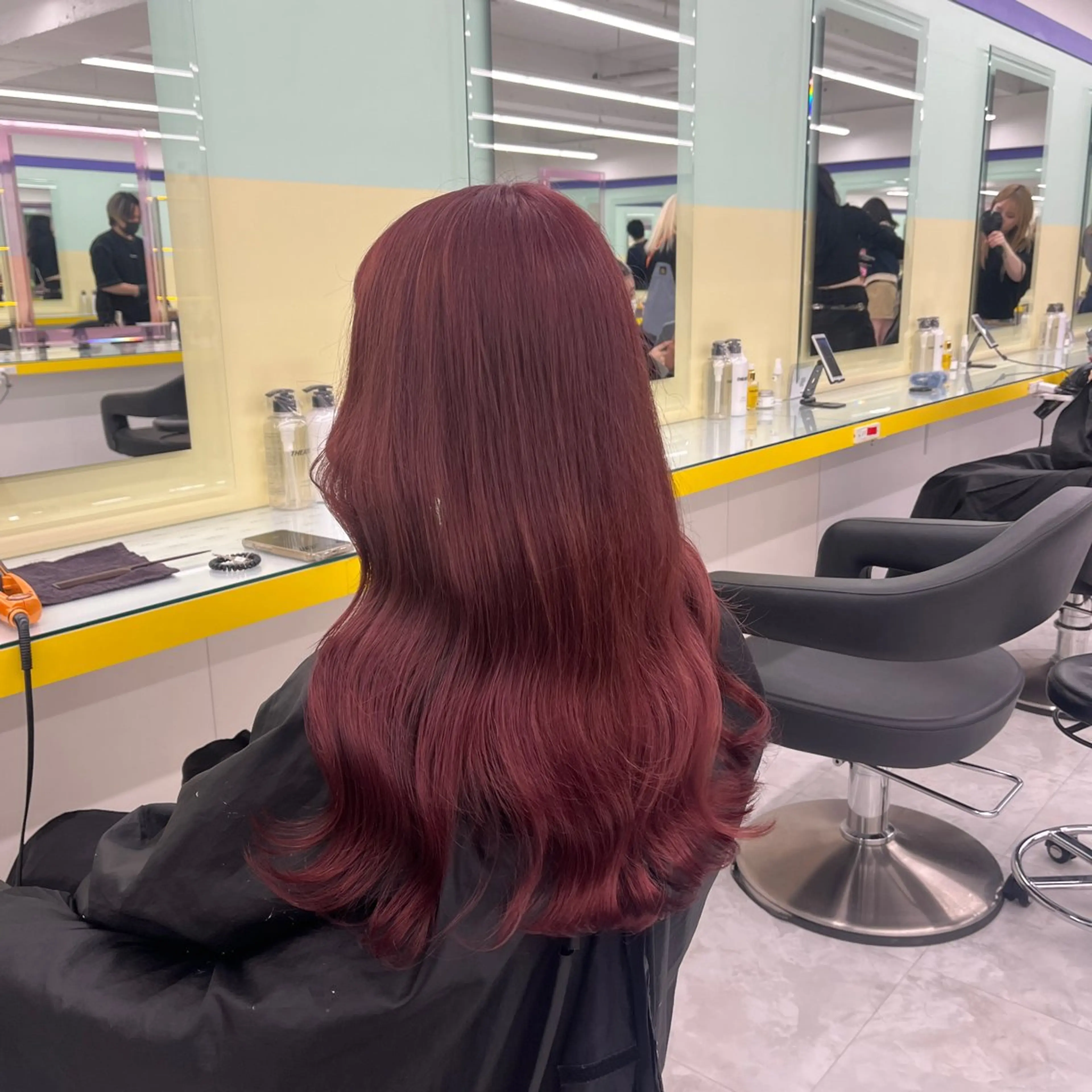 ロング カラー ヘアアレンジ ヘアカラー トリートメント ヘアセット 🎀Girly艶髪 暖色🎀Harukaのヘアスタイル