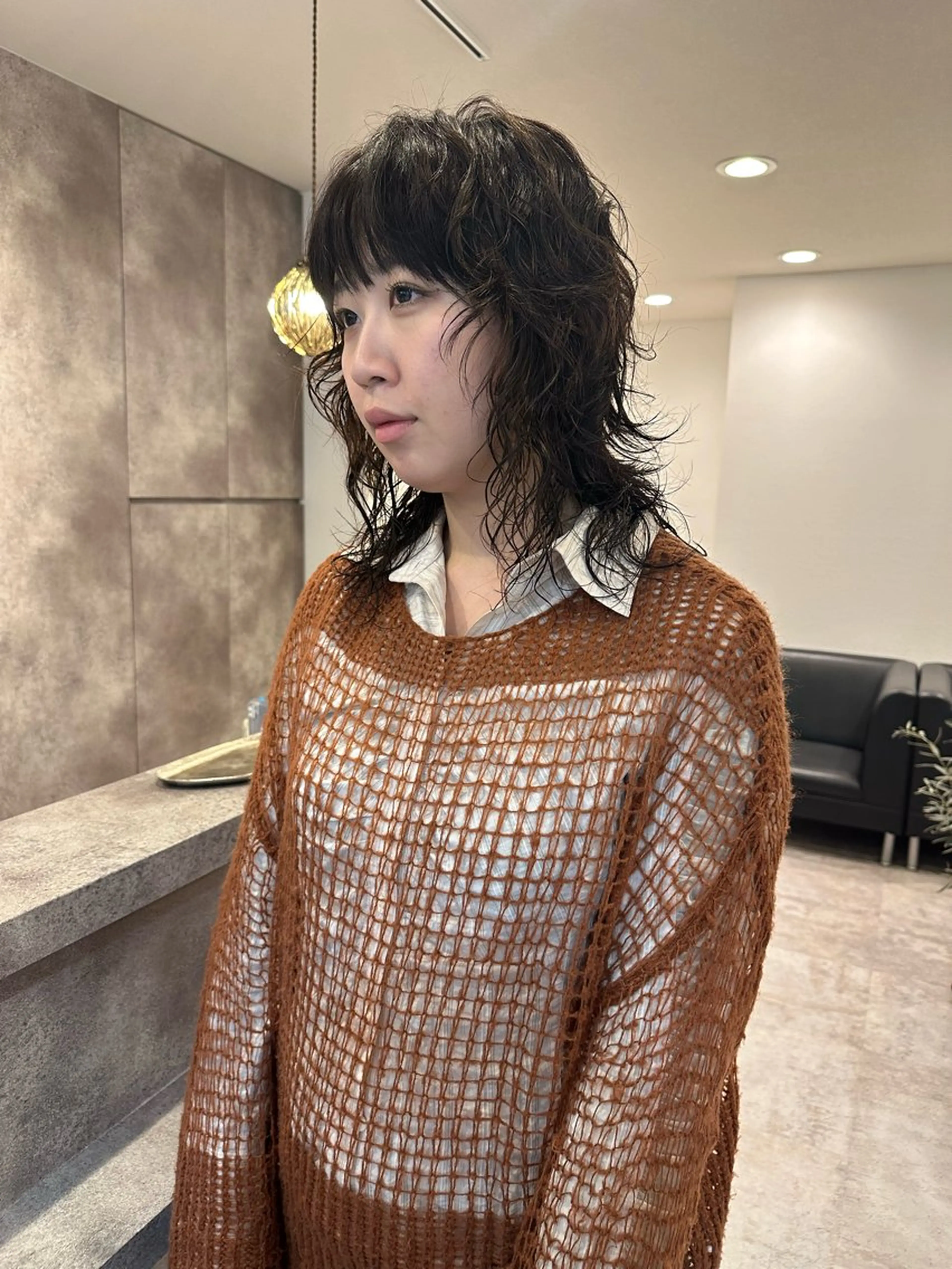 ミディアム パーマ カット パーマ lelu所属・lelu / 佐々木のヘアスタイル