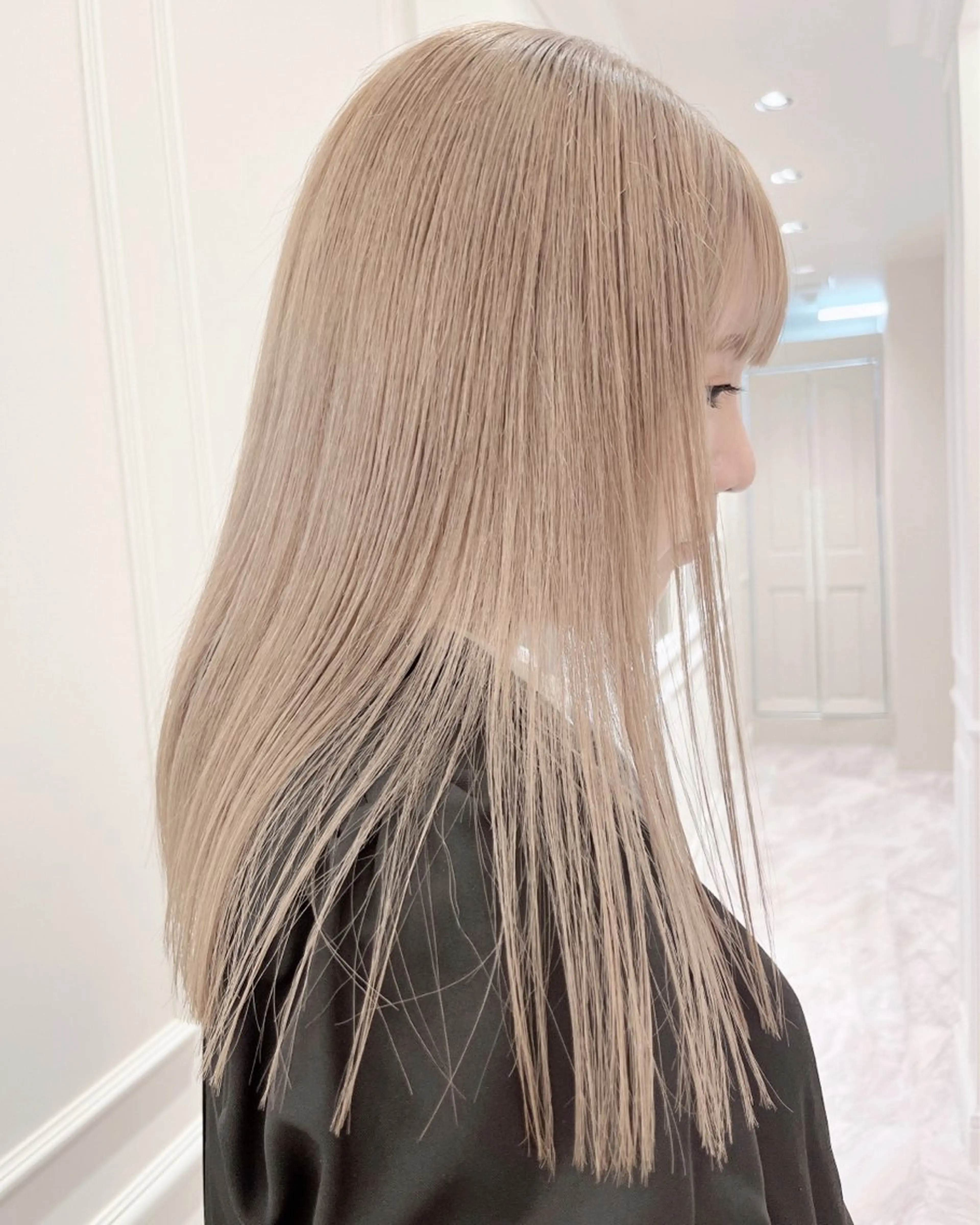 ロング カラー ❣️可愛くします❣️ 空きあり✨のヘアスタイル