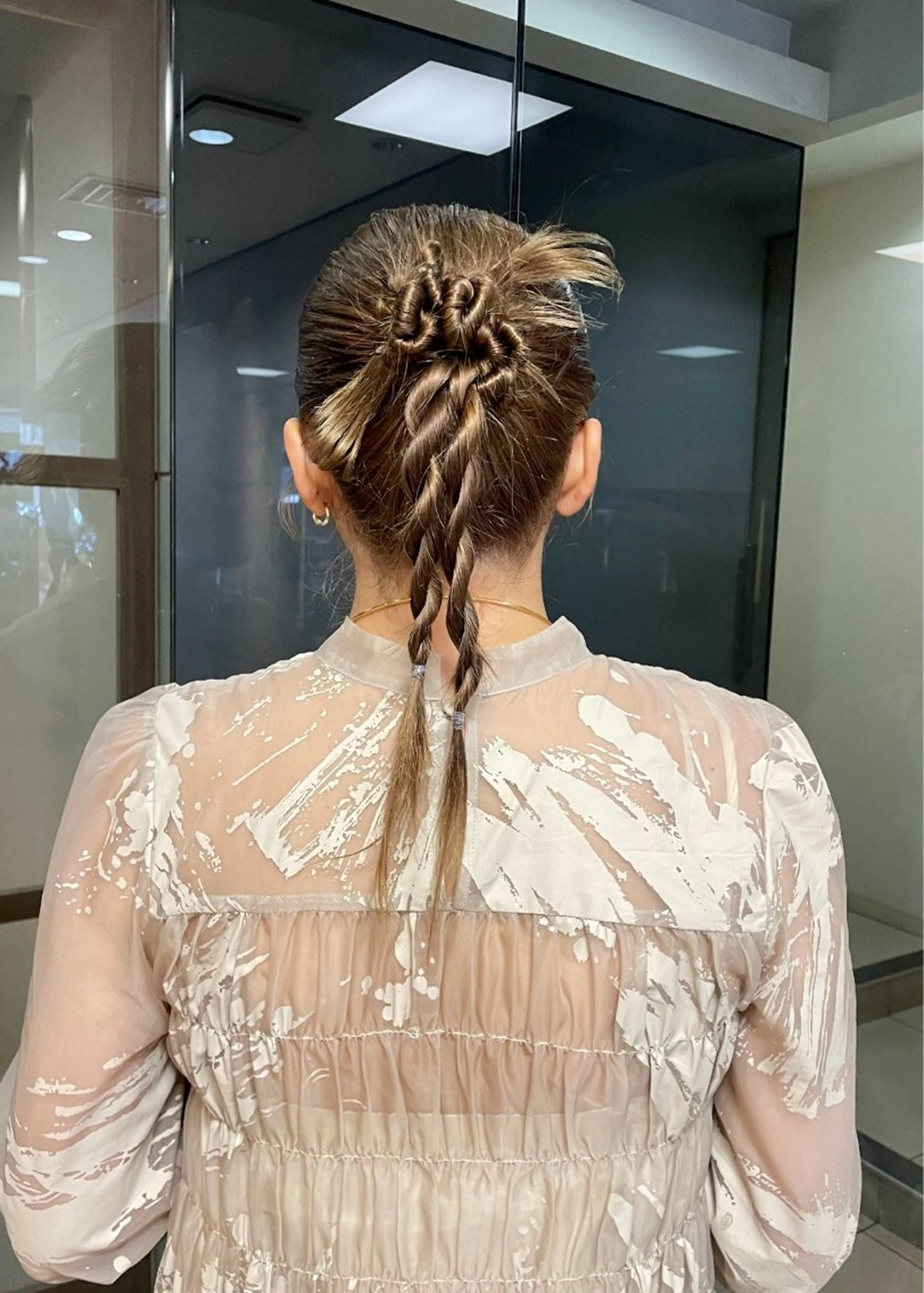 ヘアアレンジ ヘアセット 髪質改善/暗髪カラー ヘアアレンジ/ｽﾐﾚのヘアスタイル