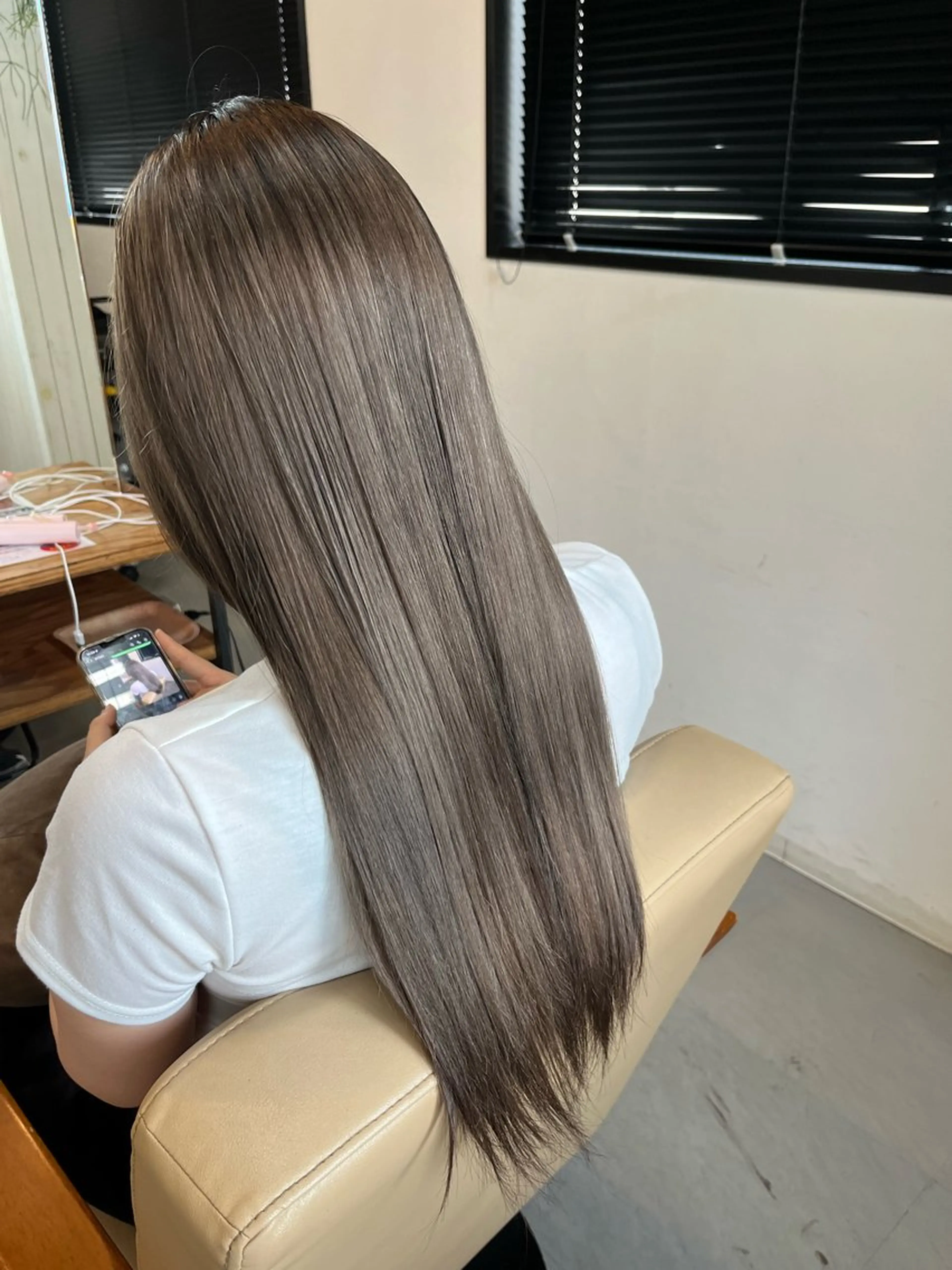 ロング ロング カット ヘアカラー JUNO所属・阪神西宮★JUNO 川﨑温子のヘアスタイル