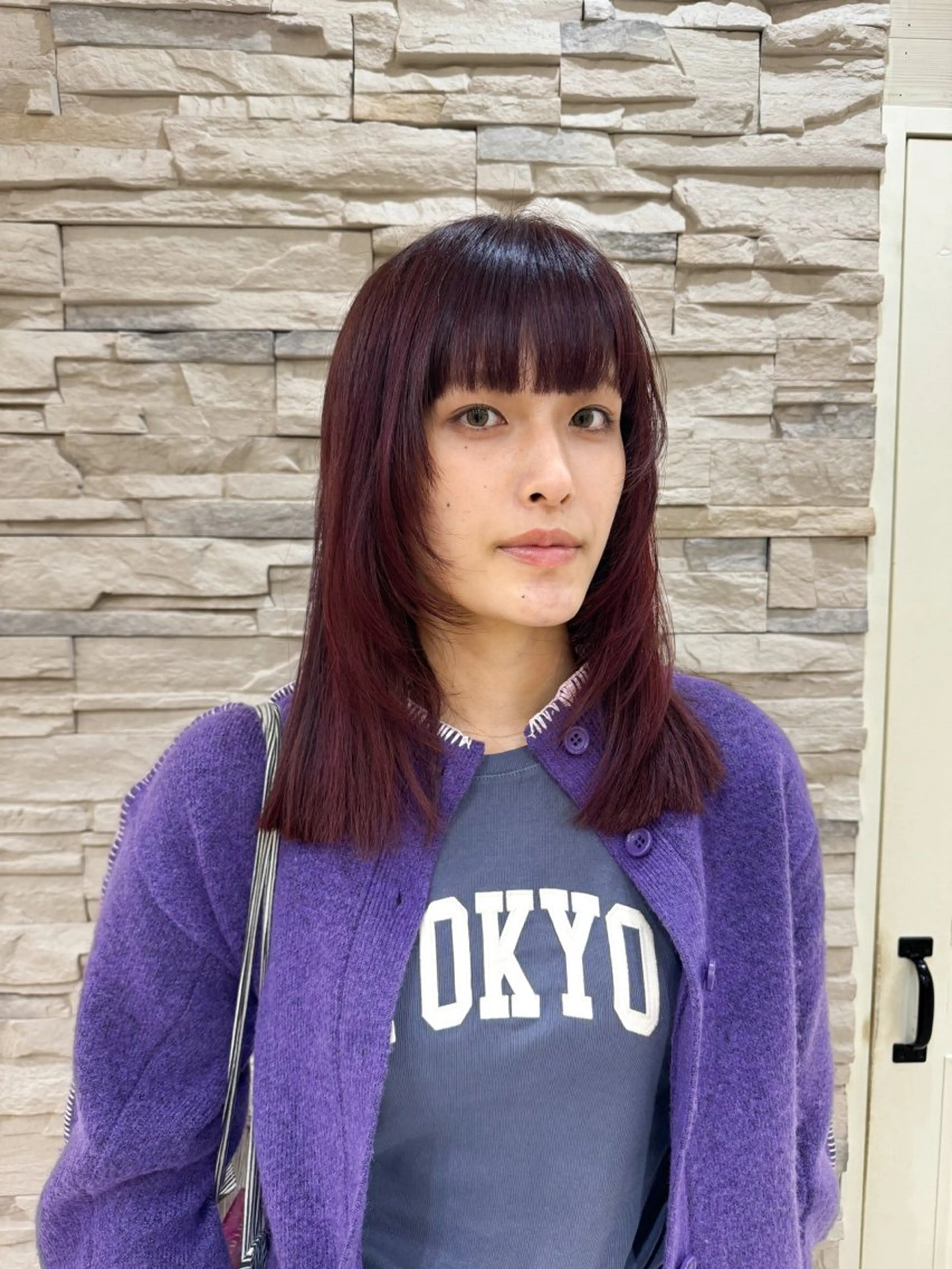 ミディアム カラー カット ヘアカラー トリートメント Seeknext // Rukaのヘアスタイル