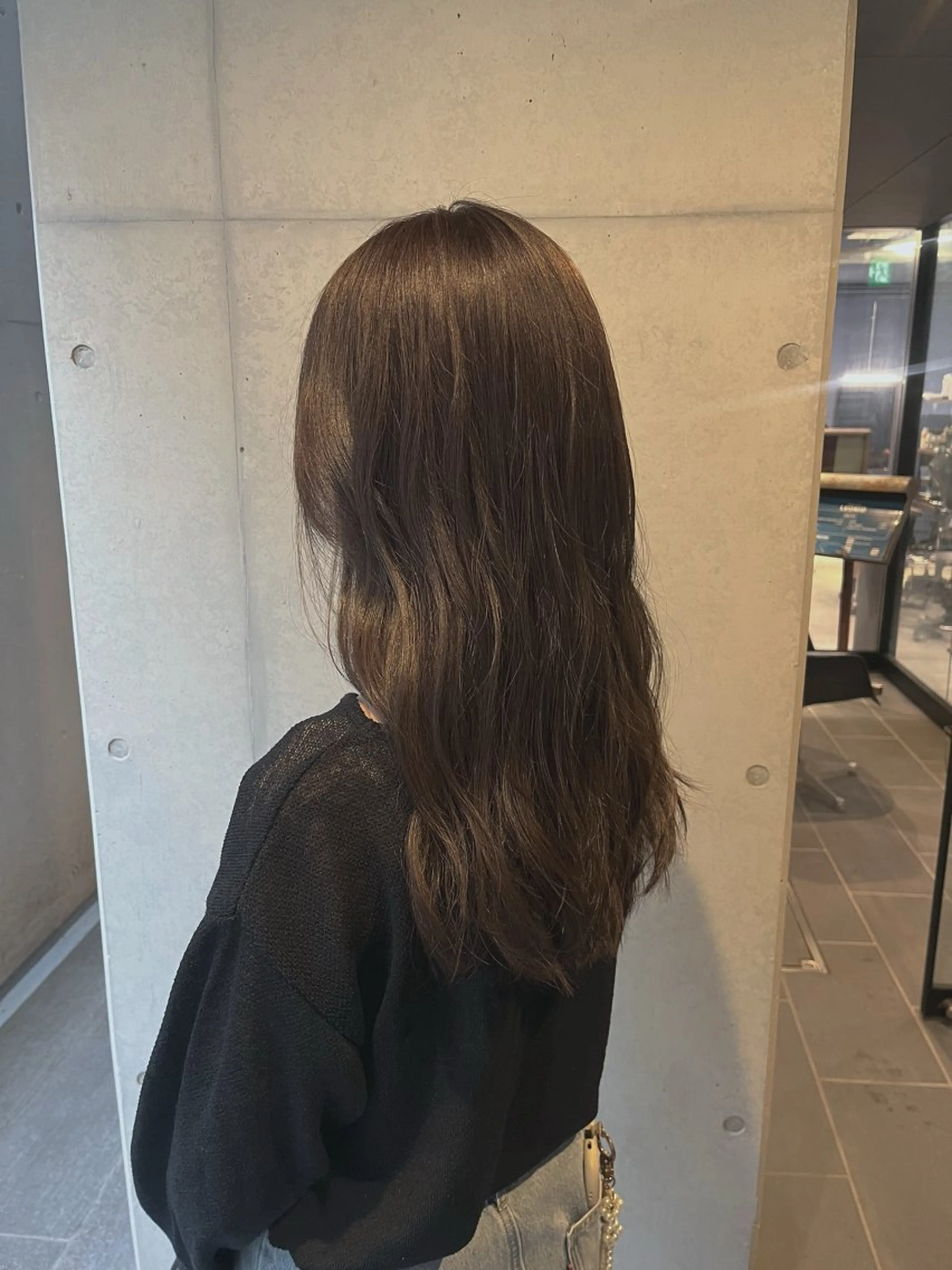 セミロング カラー ベージュカラー オリーブベージュ 髪質改善 トリートメント カット ヘアカラー トリートメント ✨透明感カラー✨ 🦖佐々木未来🦕のヘアスタイル