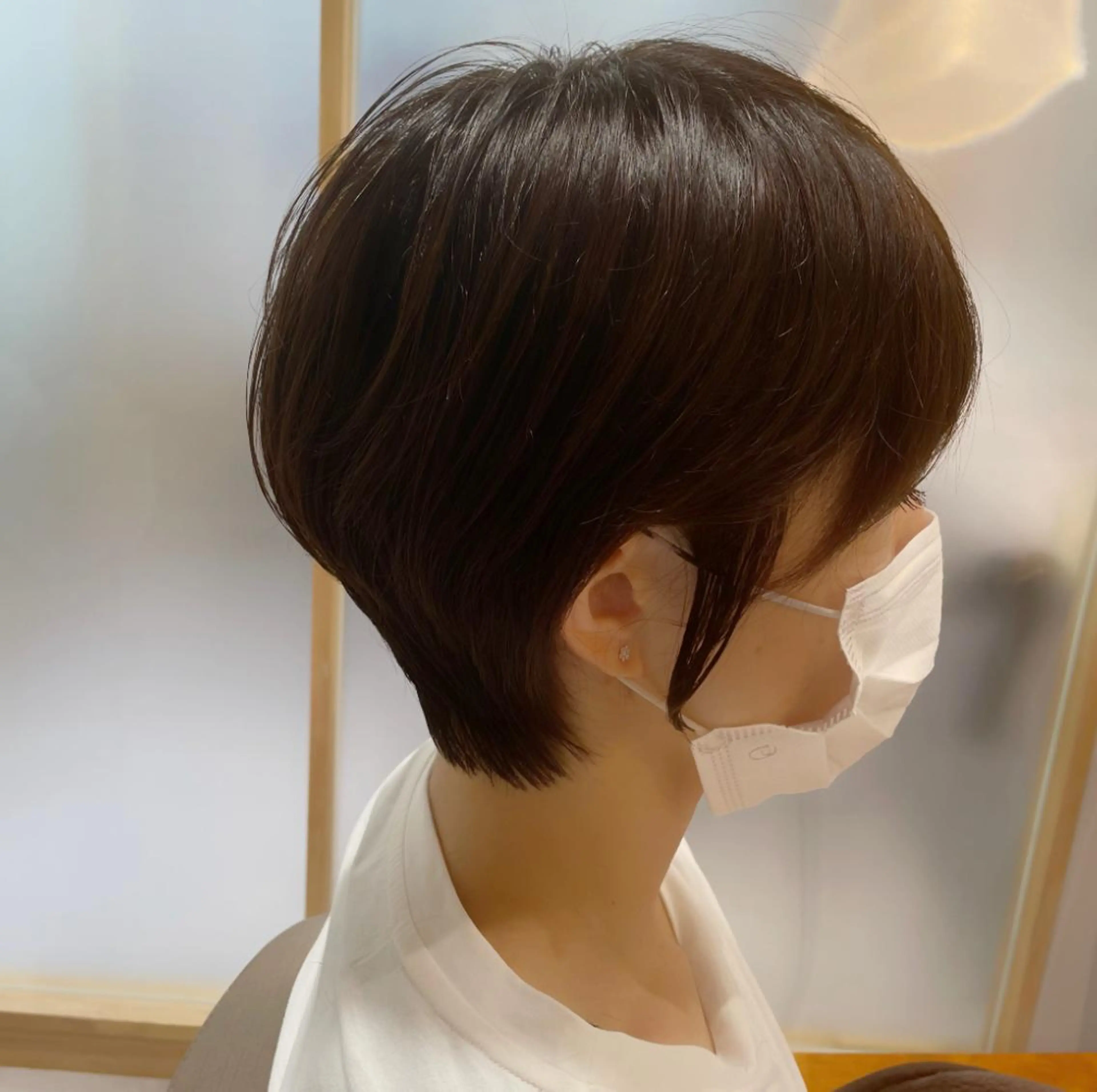 ショート カラー カット ヘアカラー 縮毛矯正 トリートメント イーラ栄所属・Topstylist 髪質改善縮毛矯正山本のヘアスタイル