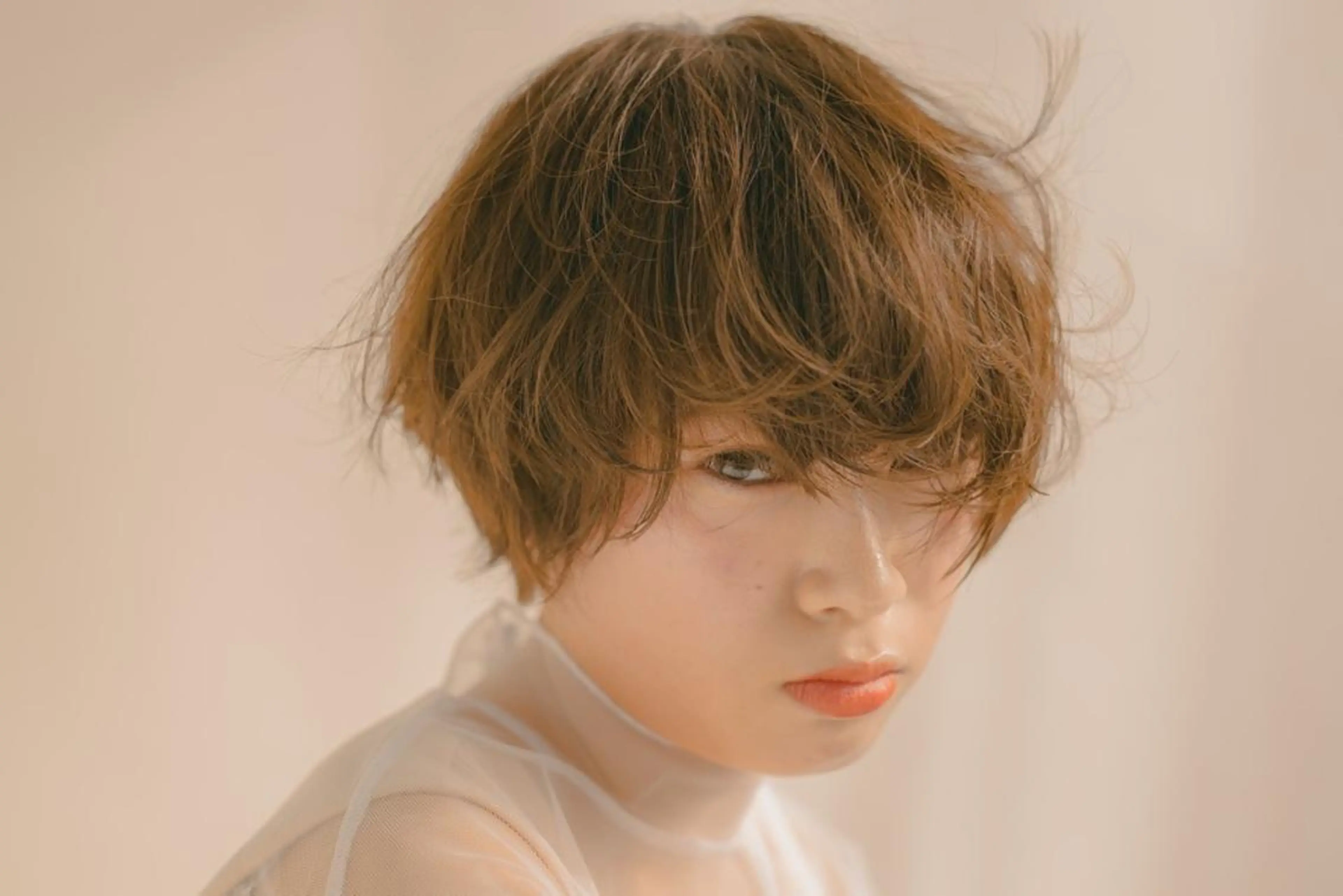 ショート GO TODAY SHAIR SALON 梅田NU茶屋町店所属・田中成美/レイヤー カット/透明感カラーのヘアスタイル