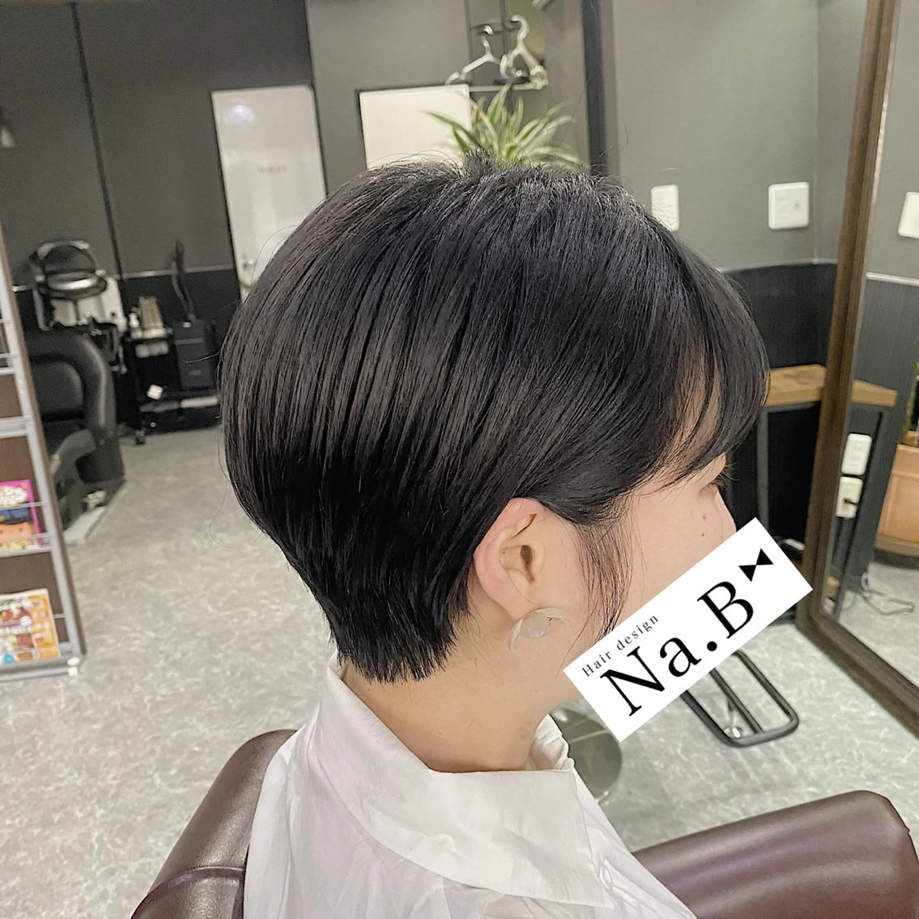 ショート カラー Hair design Na.B所属・ジユン 지윤のヘアスタイル