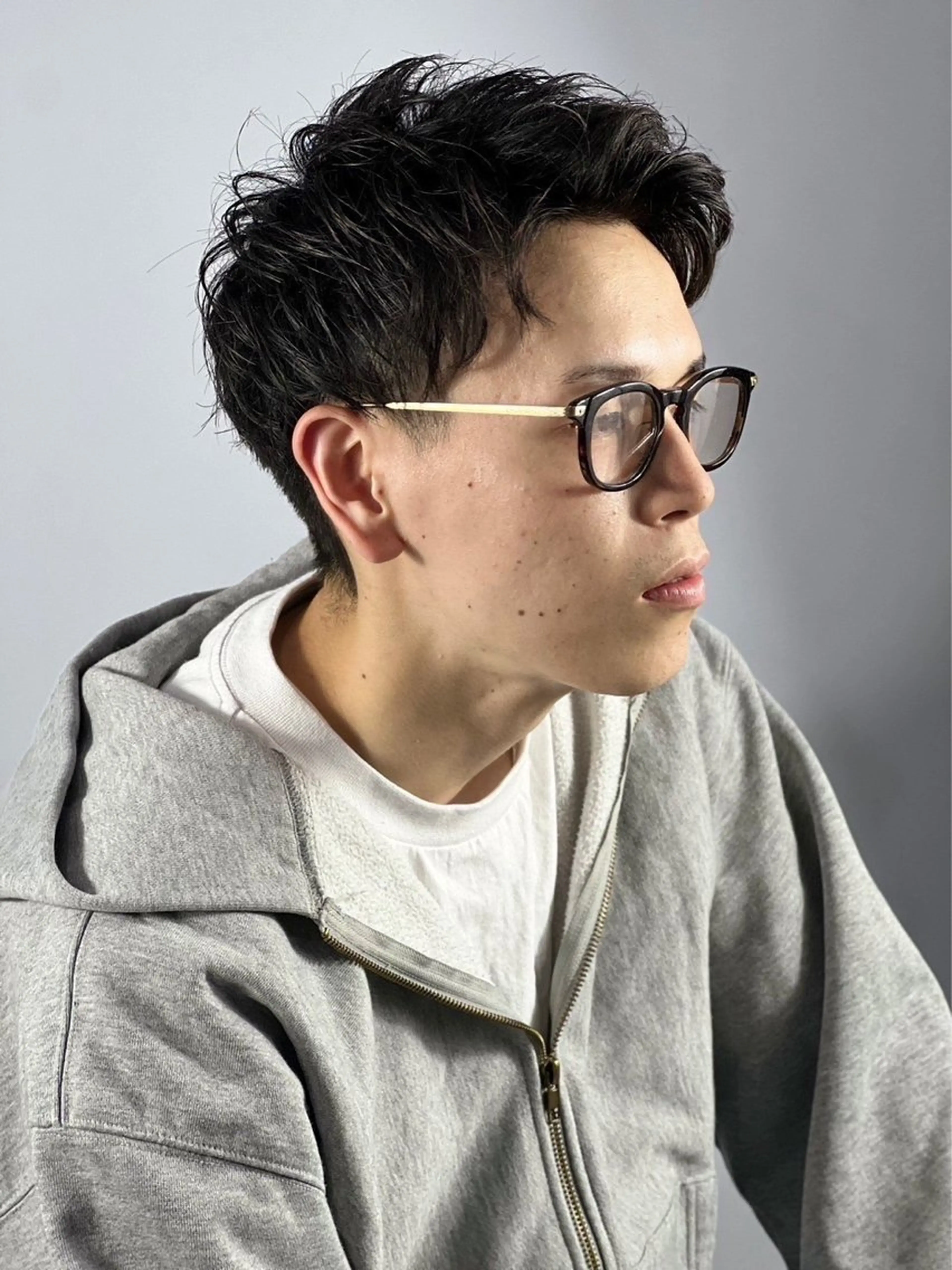 ミディアム men's　cut ⚡️aco⚡️のヘアスタイル