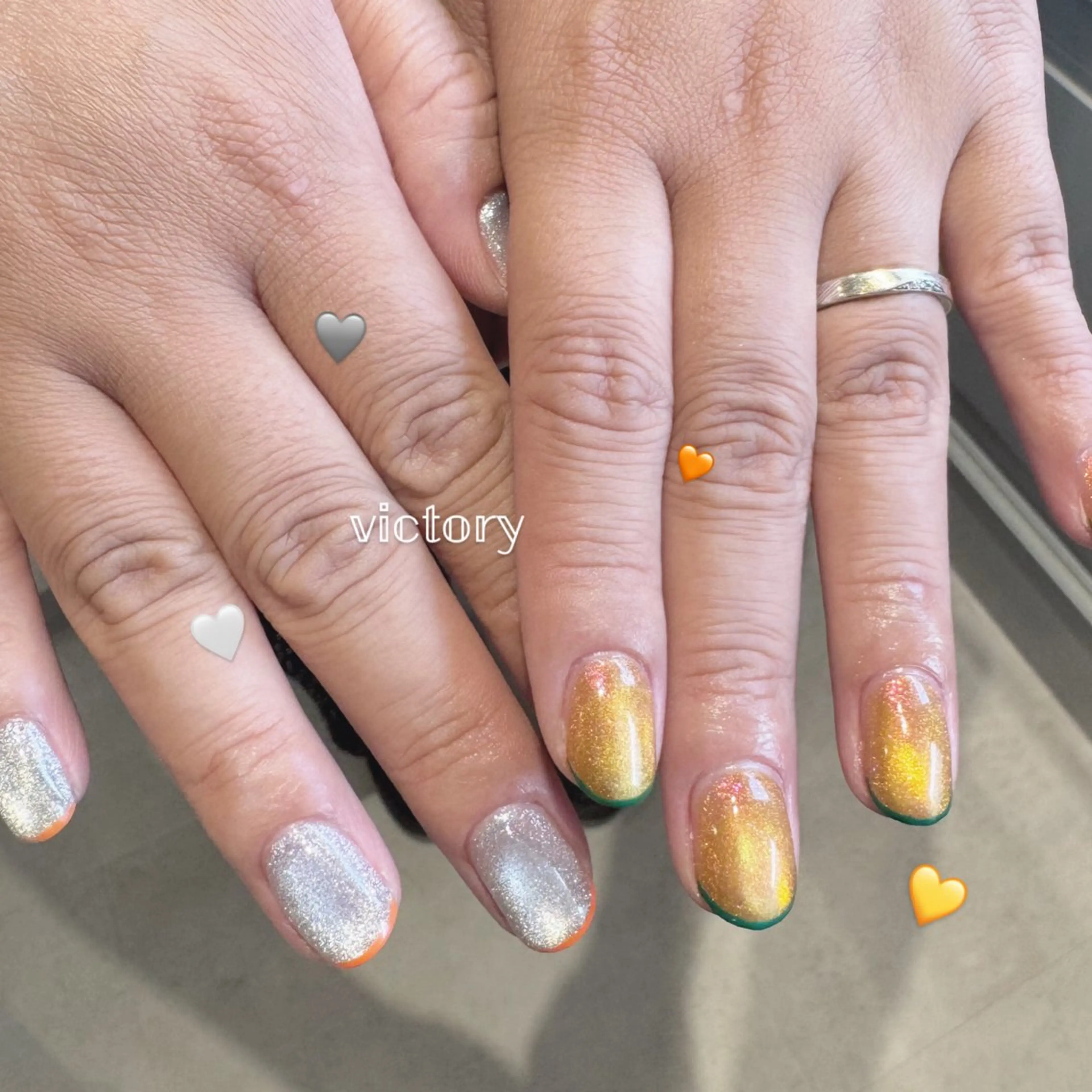 ネイル マグネットネイル ハンドネイル nail salon victoryのネイルデザイン