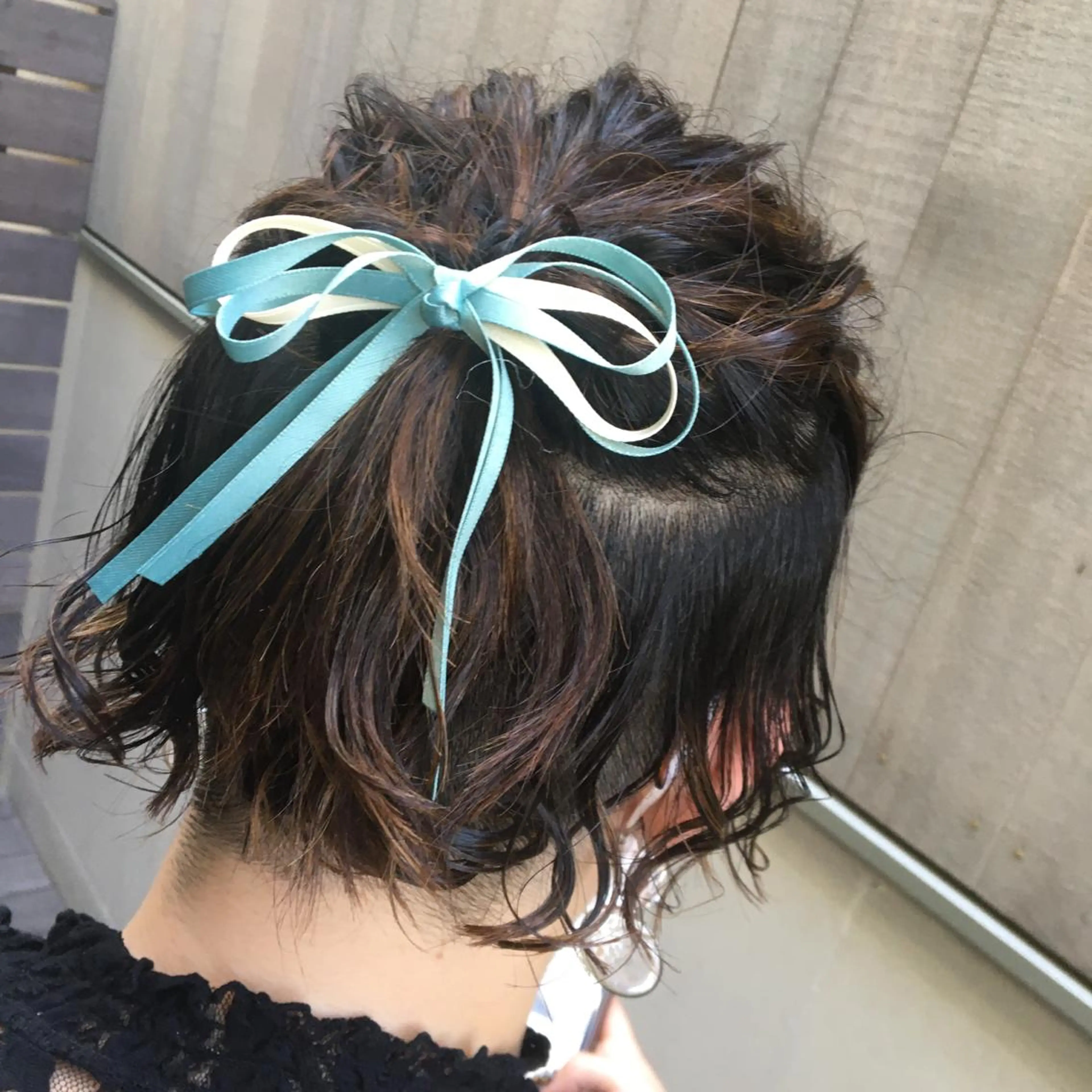 ミディアム ヘアアレンジ ヘアセット crop es 茅ヶ崎所属・ヘアセット/髪質改善 🌿 長 若奈のヘアスタイル