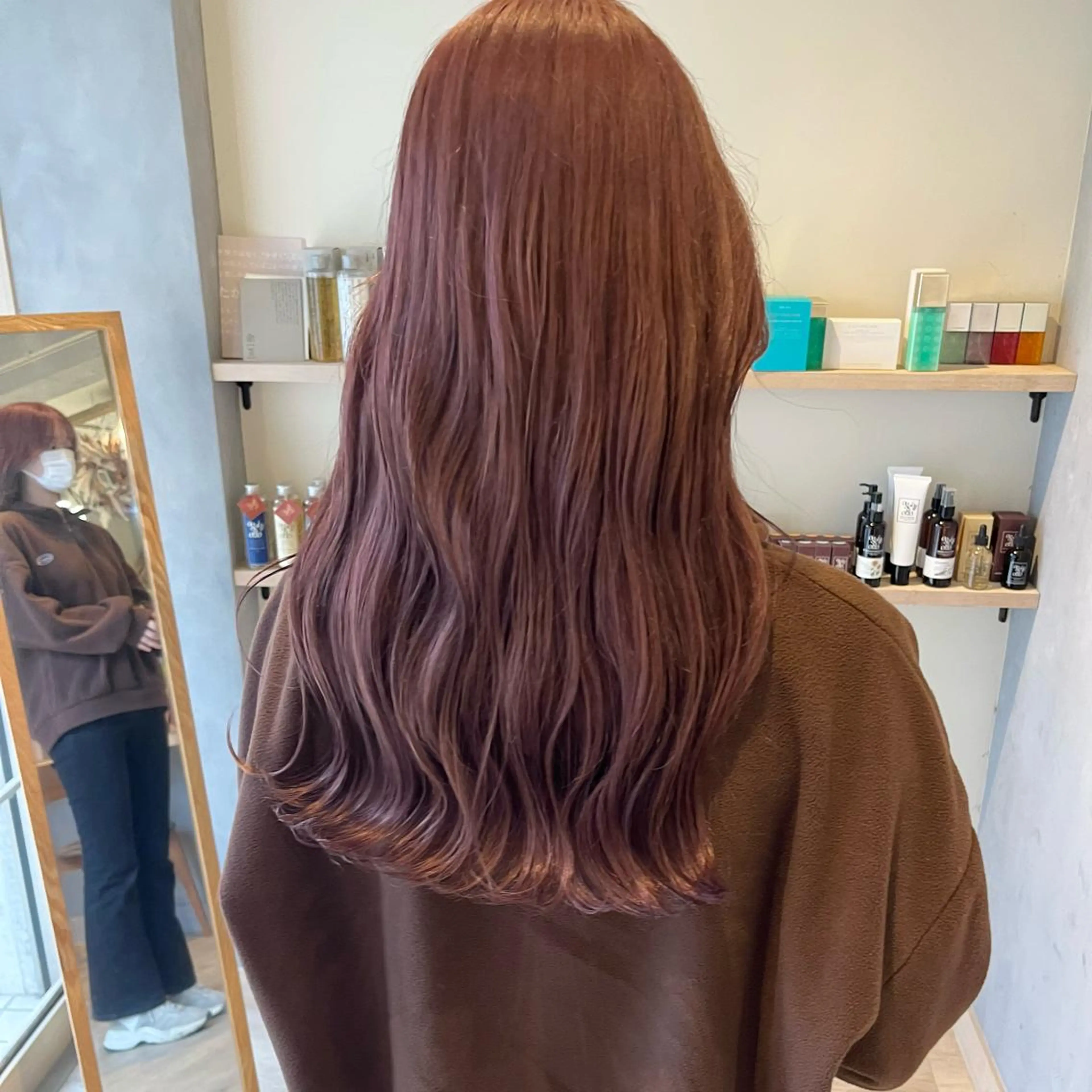 ロング カラー ブリーチ ラベンダーカラー ラベンダーピンク ピンクカラー ヘアカラー mai ROCCOのヘアスタイル