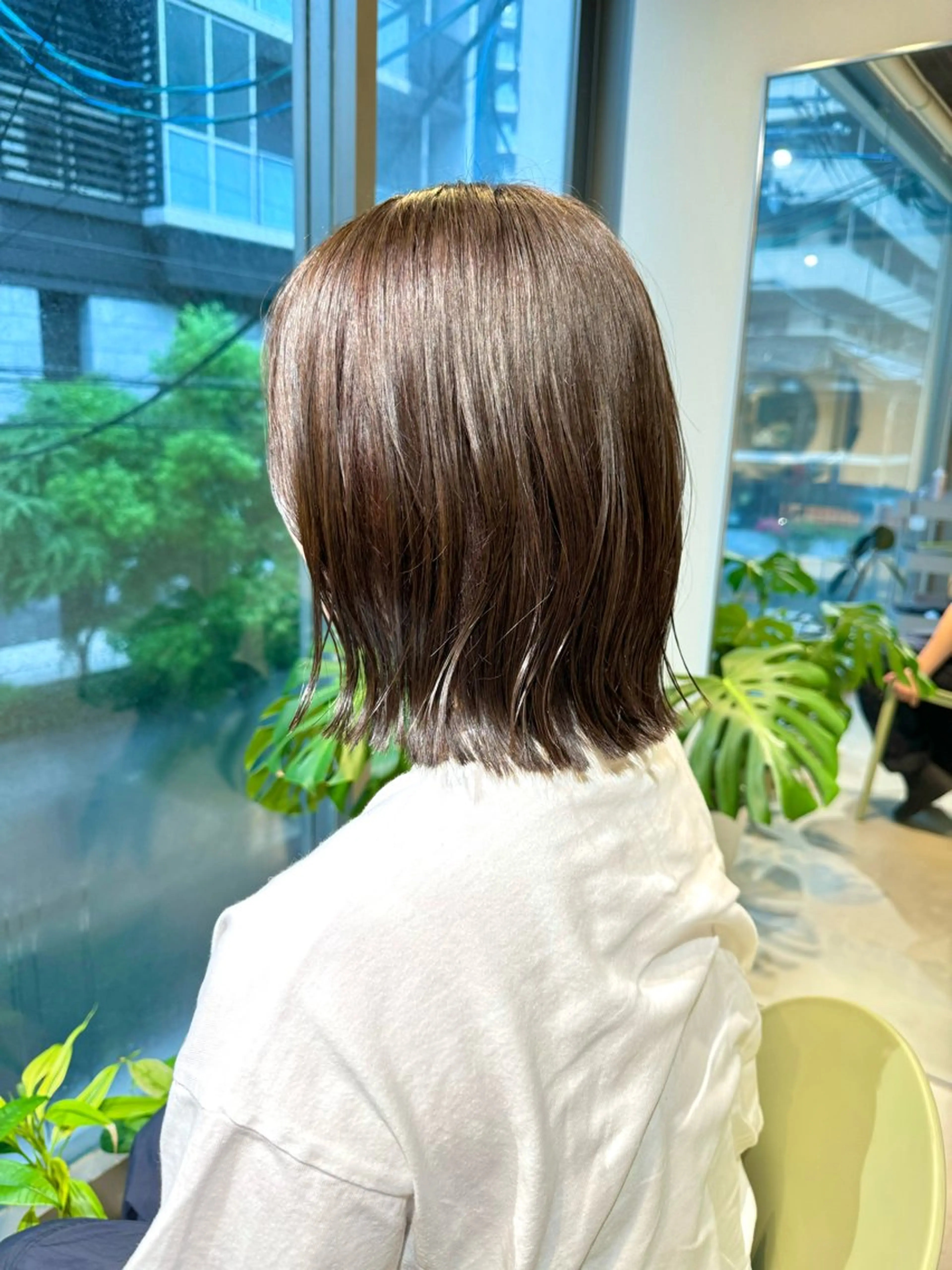 ショート カラー アディクシーカラー アッシュ ベージュカラー ブラウンカラー ブラウンベージュ eto所属・髪質改善スペシャリス ト長尾勇弥/梅田中津のヘアスタイル