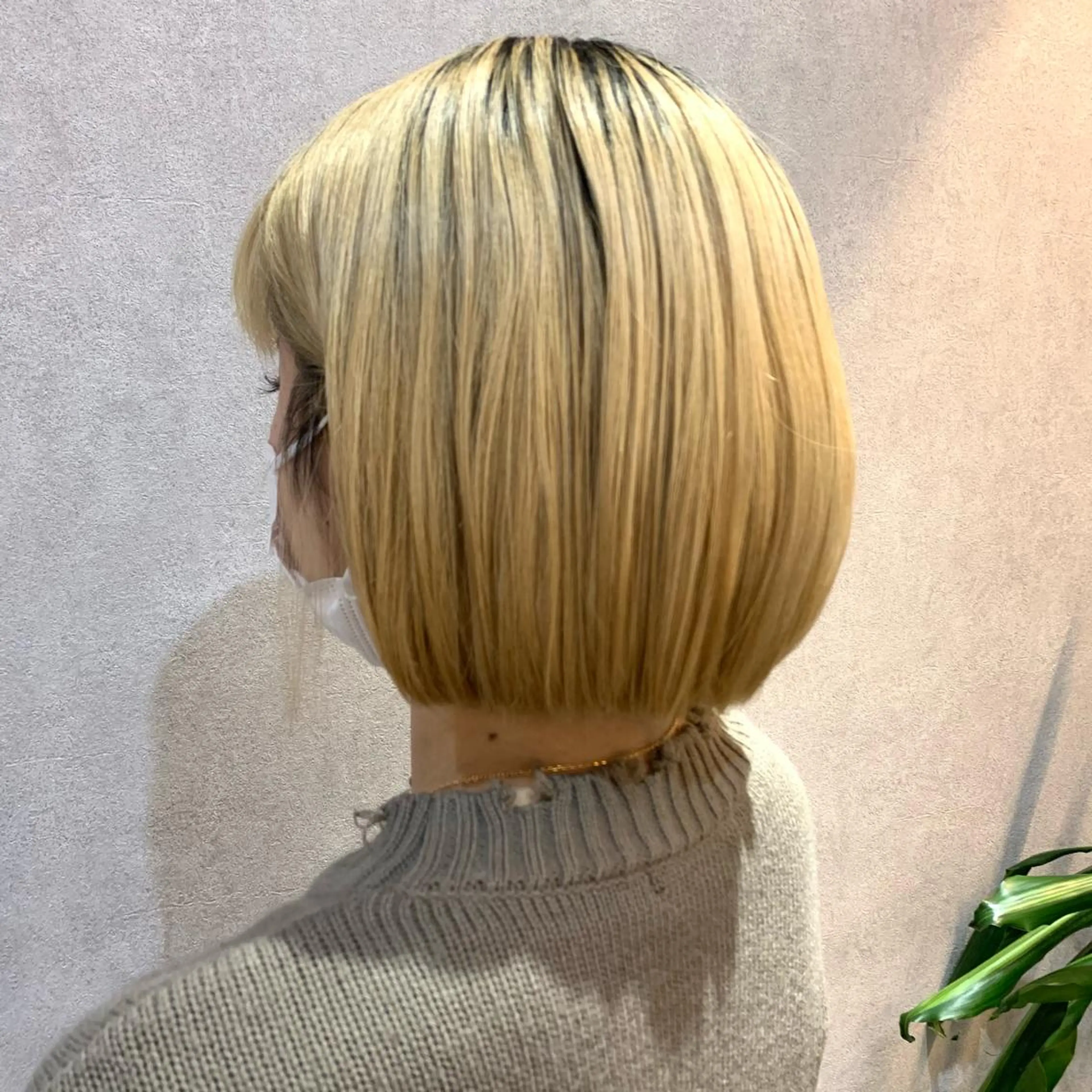 ショート ワンレンボブ ボブ ボブ/透明感カラー 増田さくらのヘアスタイル