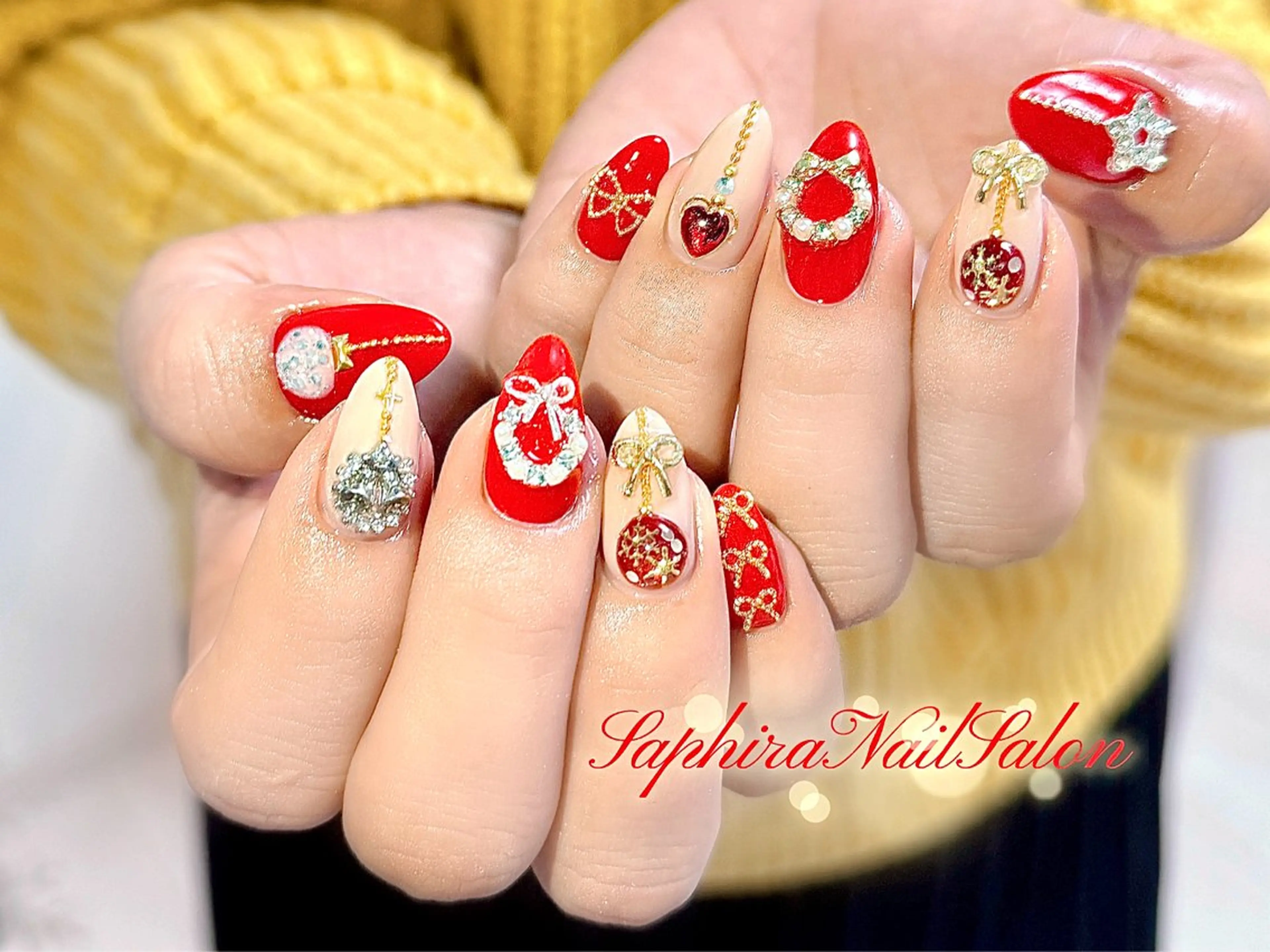 カラー ハンドネイル Saphiraネイル サロン錦糸町のネイルデザイン