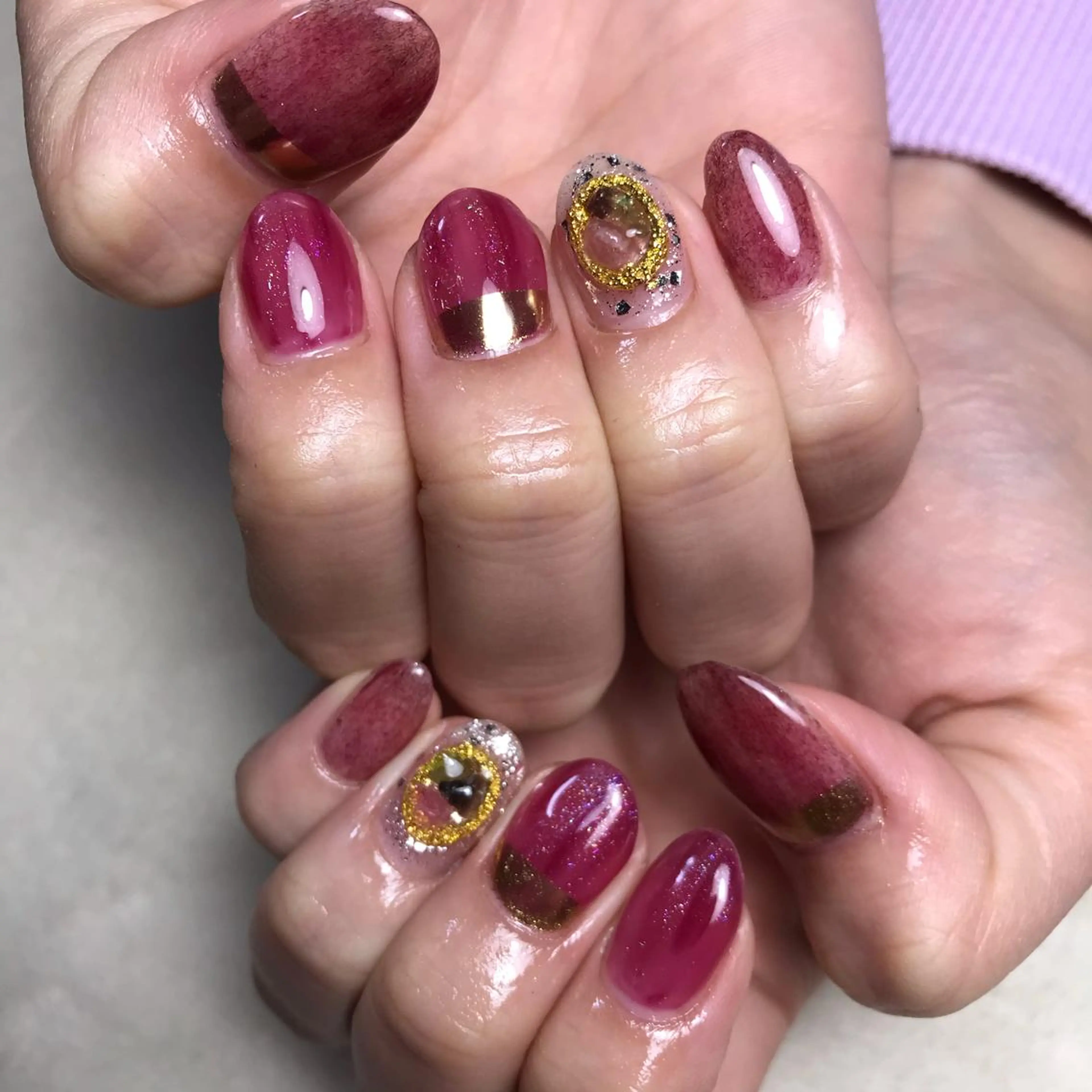 ネイル ハンドネイル lotus erikaのネイルデザイン
