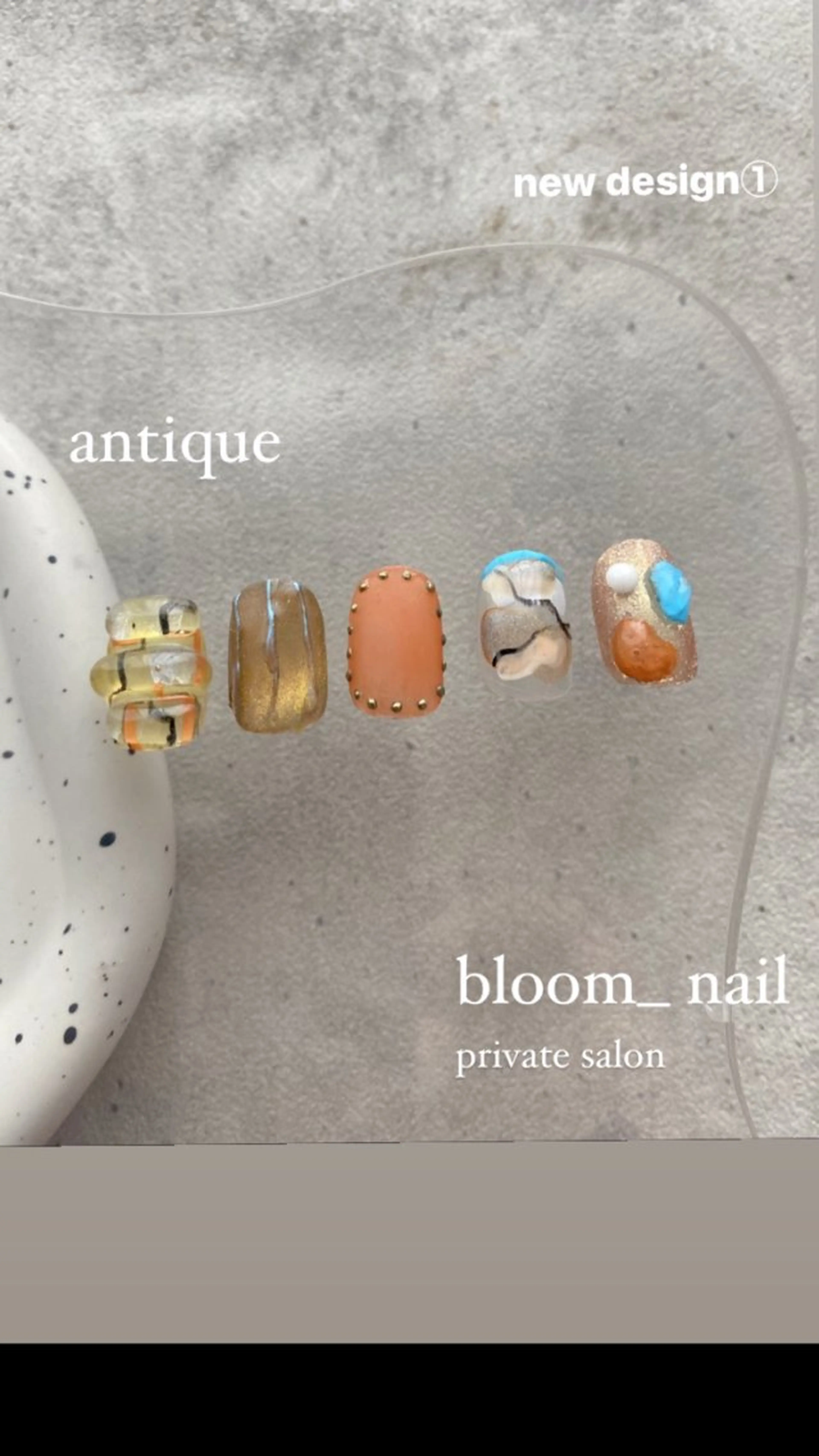 ネイル フレンチネイル マグネットネイル ニュアンスネイル ぷっくりネイル ハンドネイル ハンドケア bloom_ nailのネイルデザイン