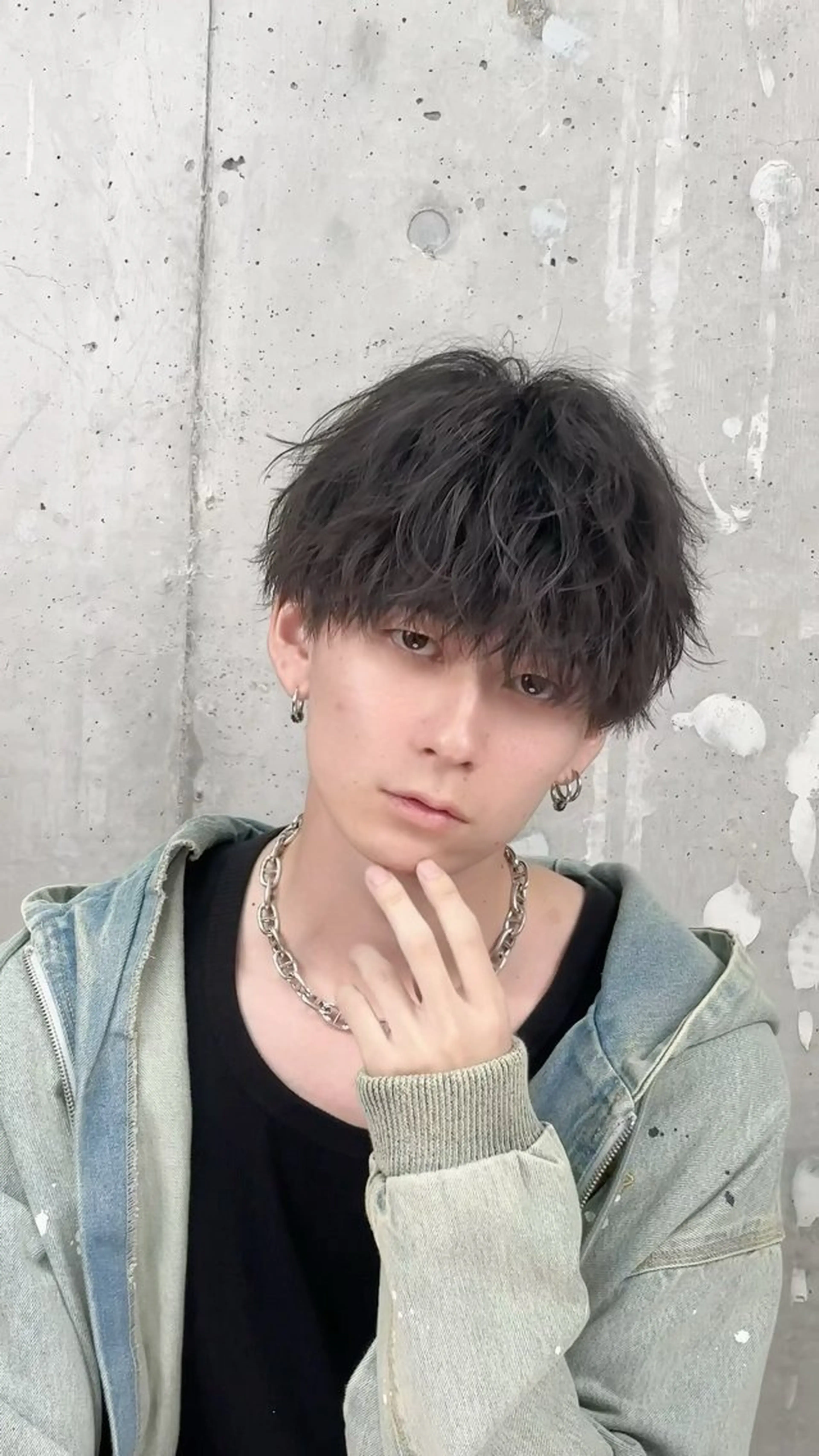 メンズ メンズパーマ カット パーマ REI men's salon所属・京都メンズ/メンズパ ーマ 中川弥音のヘアスタイル