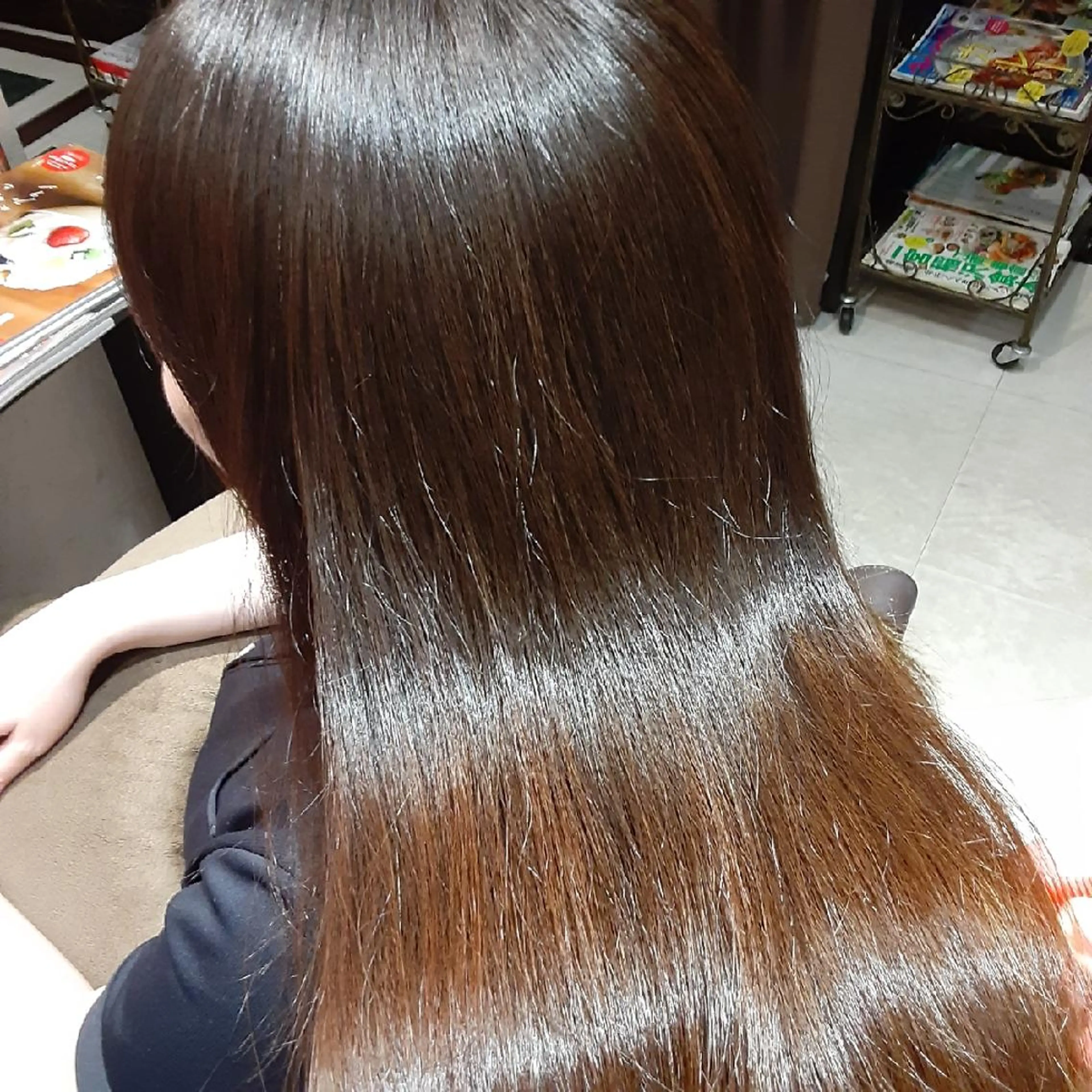 ロング カット 縮毛矯正 AHL creation所属・美髪矯正師☆ 牛田のヘアスタイル