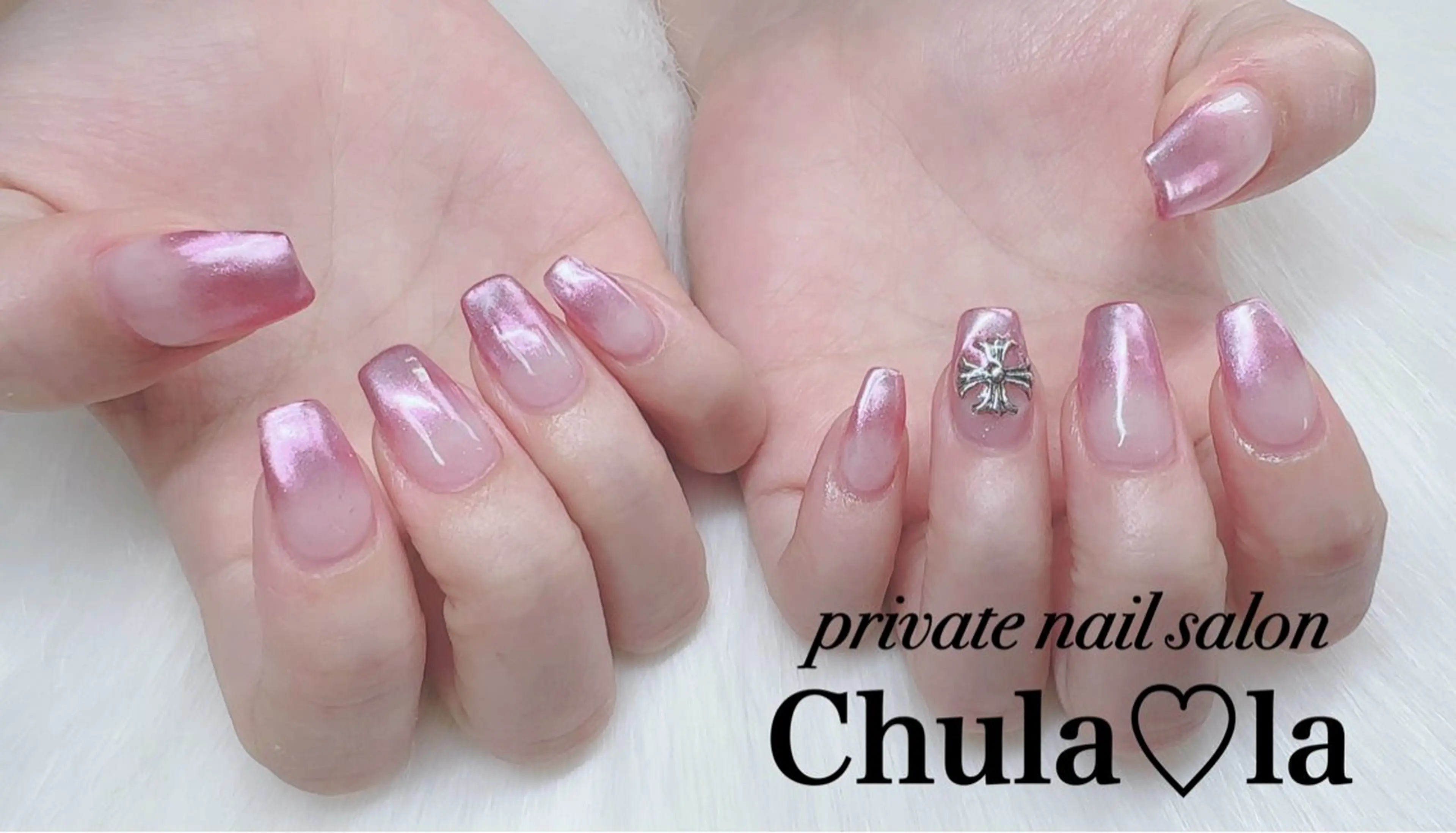 ネイル ミラーネイル ハンドネイル Chula♡la 豊見城市高安のネイルデザイン