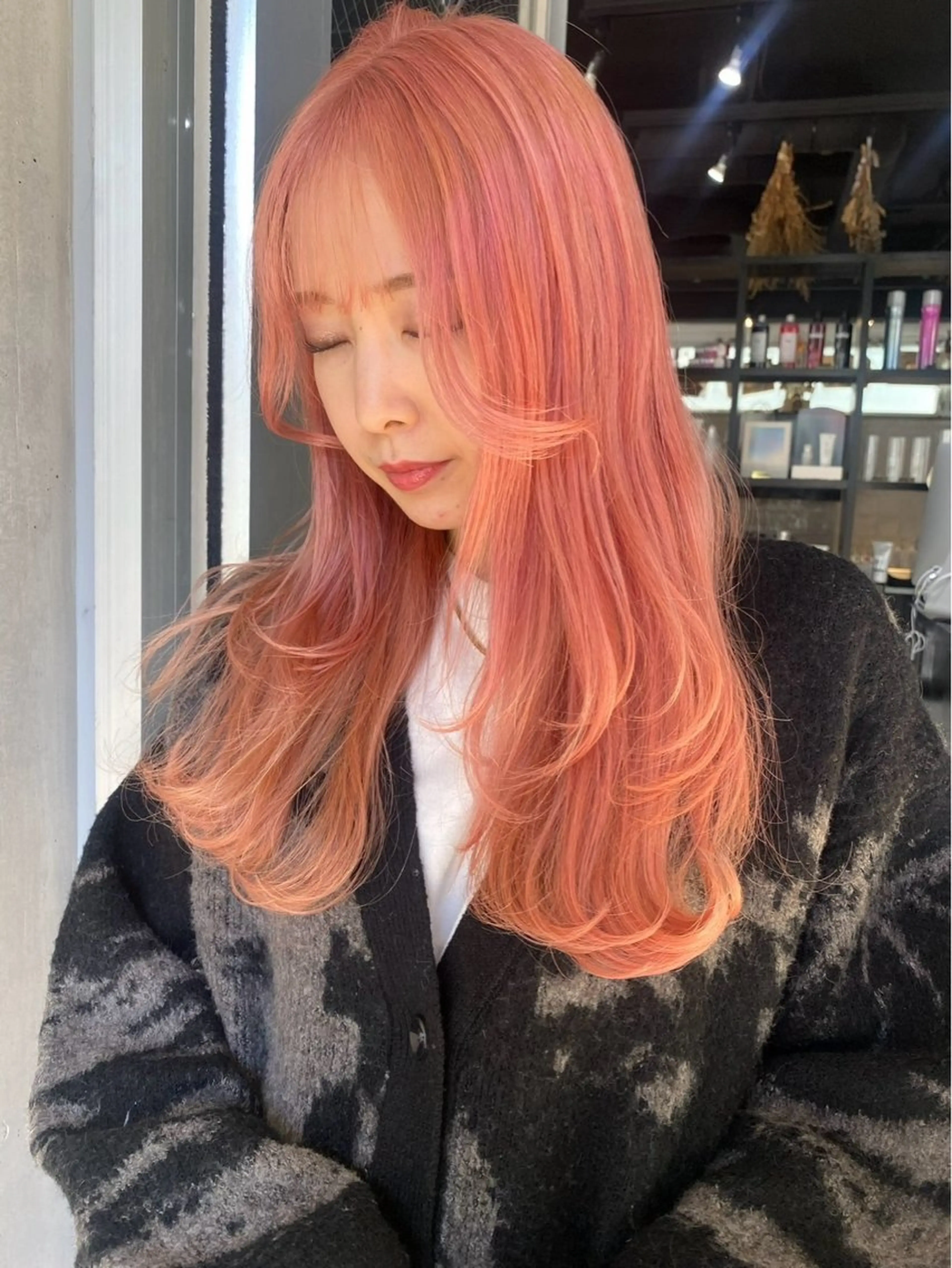 カラー ヘアカラー トリートメント ブリーチ✨ハイライト 透明感カラー/アヤノのヘアスタイル