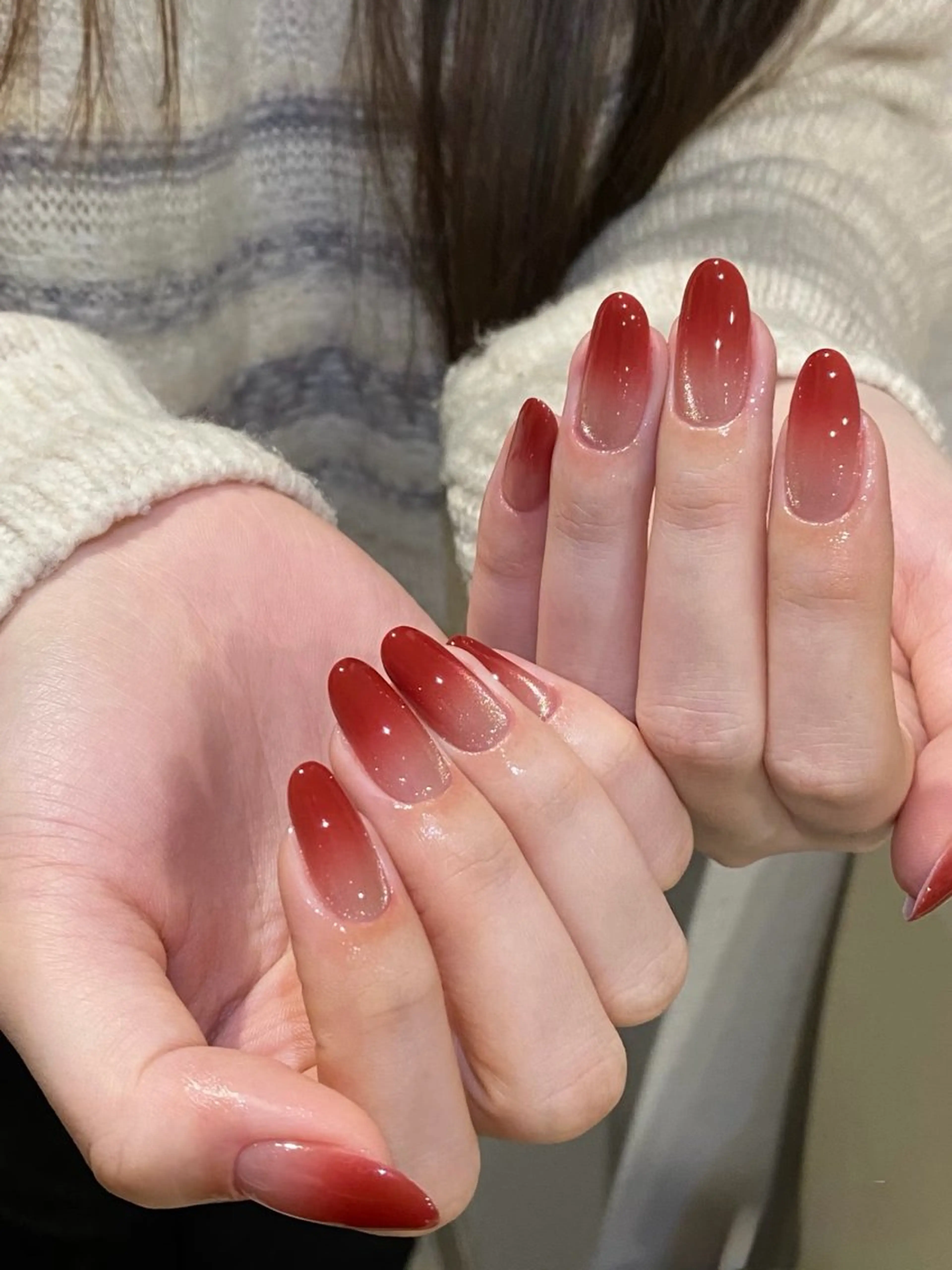 セミロング ビューティーフル Aのネイルデザイン