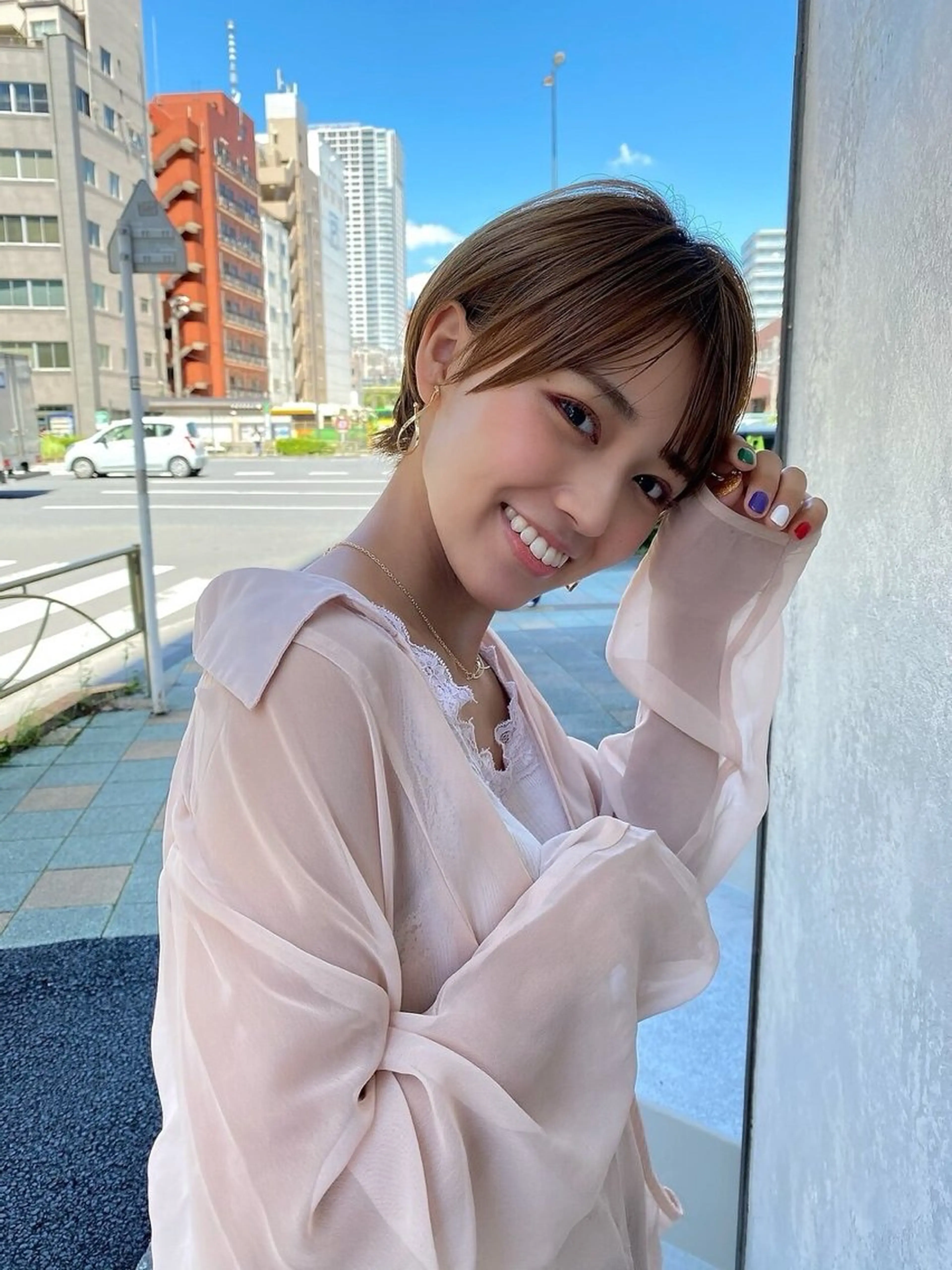 ショート ヒメザキ ユリのヘアスタイル