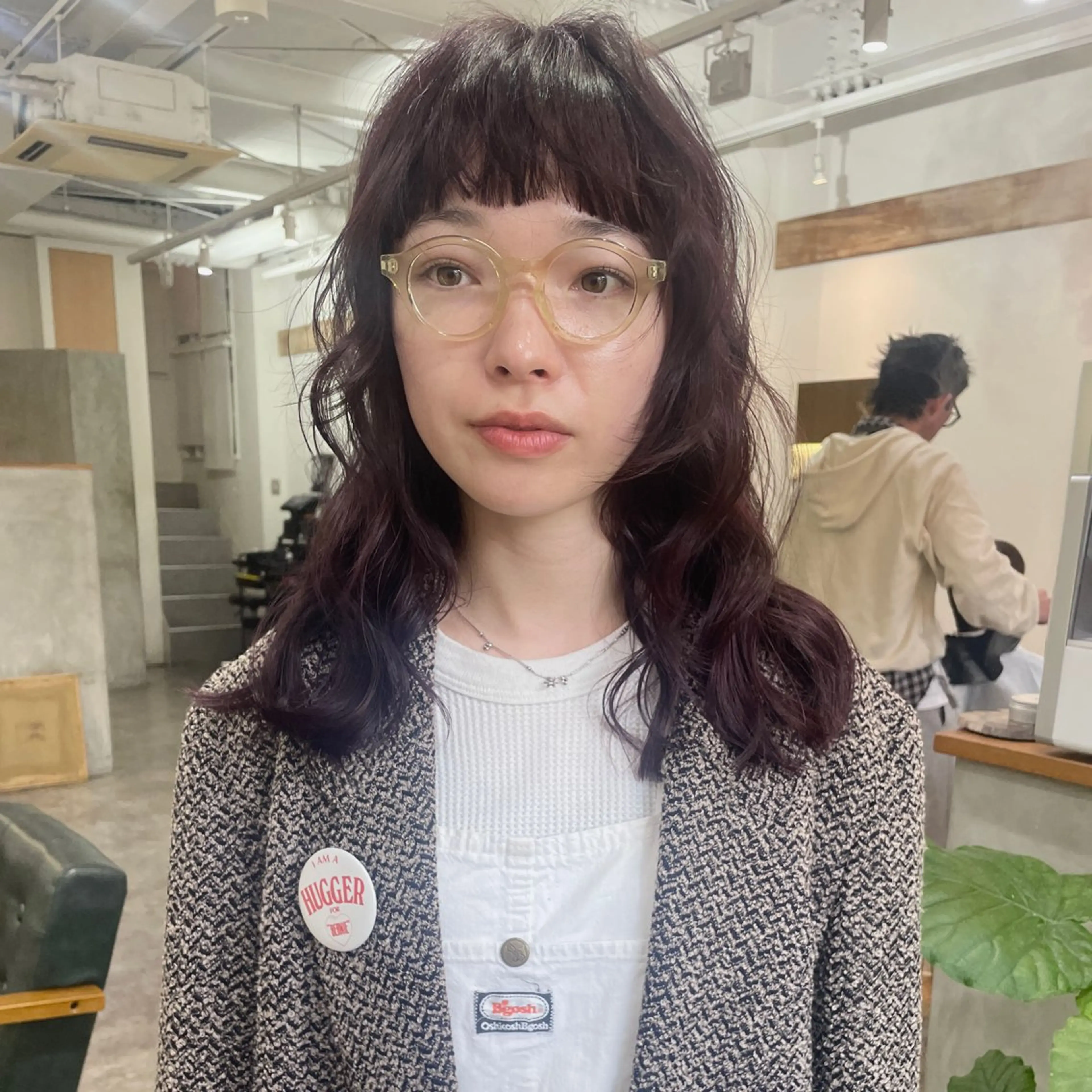 セミロング カラー カット ヘアカラー トリートメント 野村矩樂/パーマ /縮毛矯正のヘアスタイル