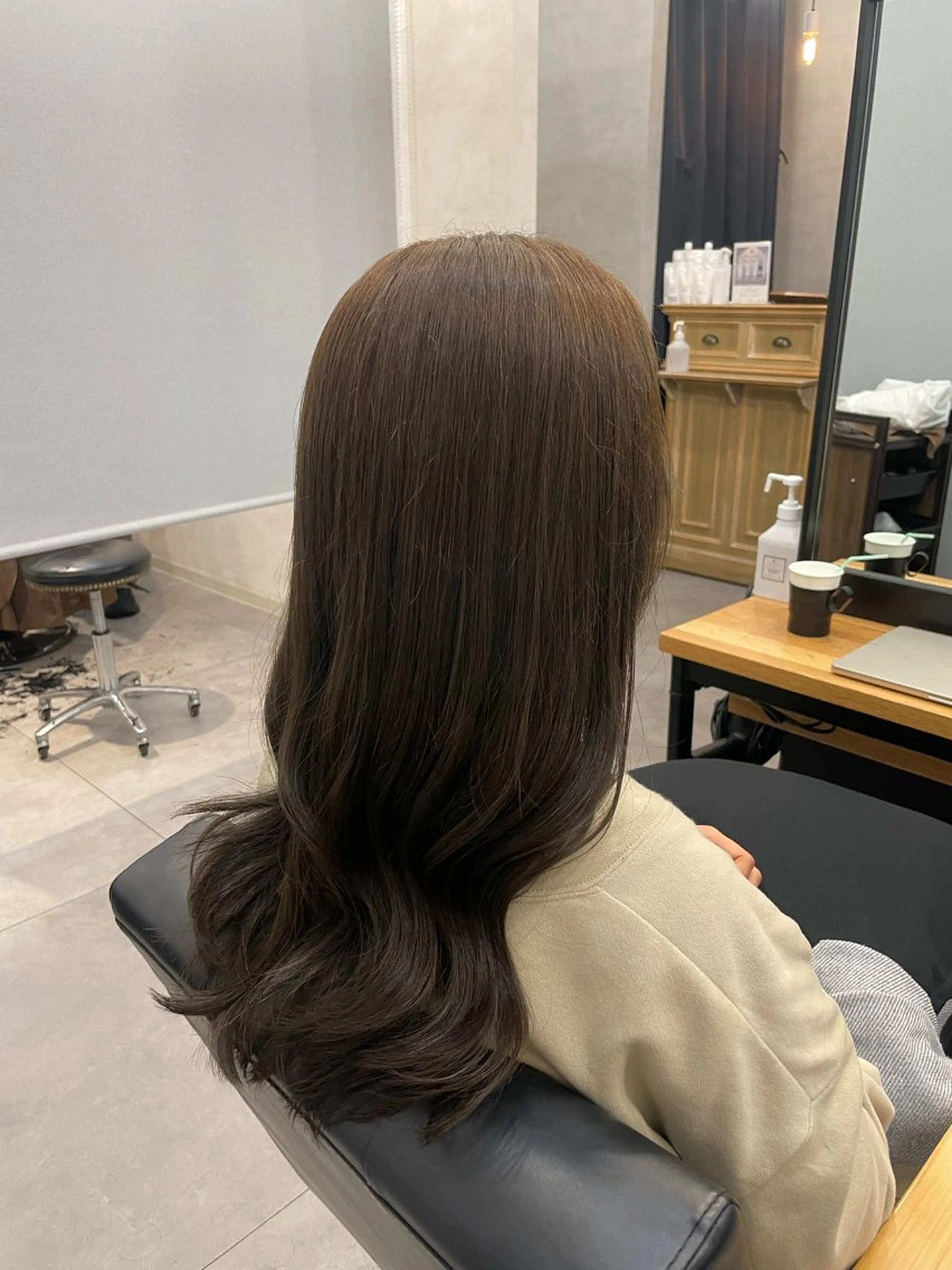 ロング カラー ヘアカラー トリートメント 今村 南穂のヘアスタイル