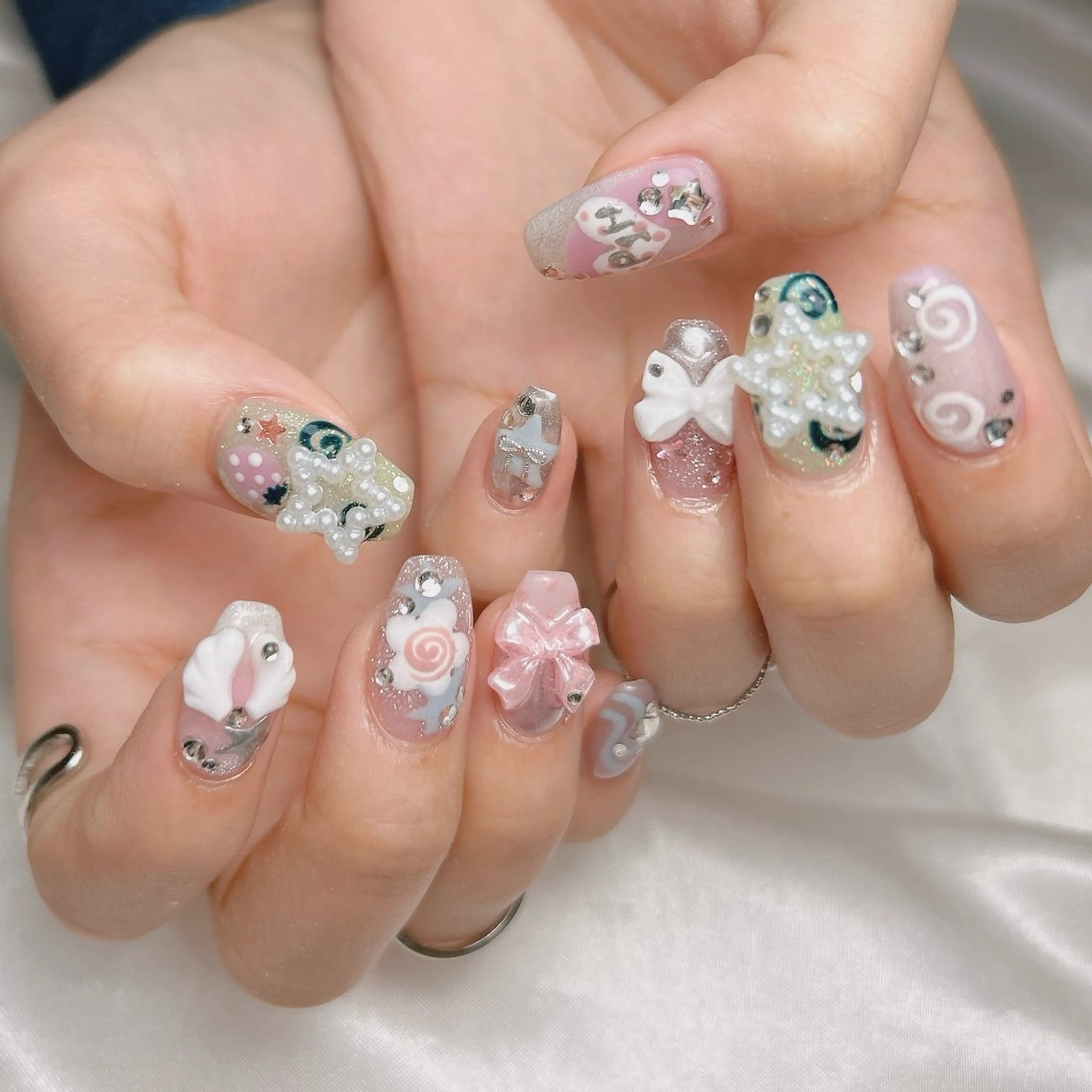ネイル ハンドネイル junna 名古屋ネイリストのネイルデザイン