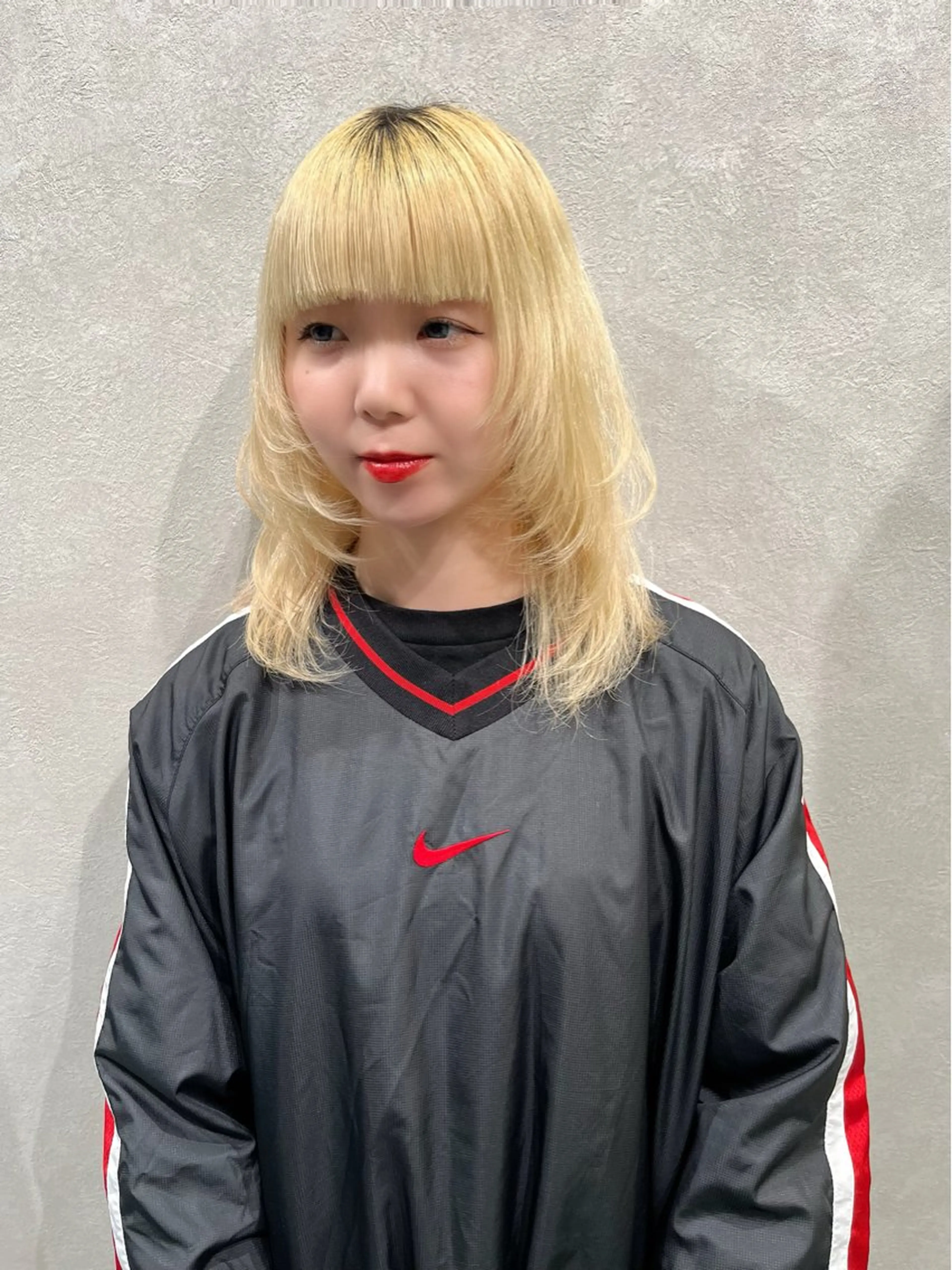 ミディアム カット ウルフ.クロスパーマ 🖤RYOKAのヘアスタイル