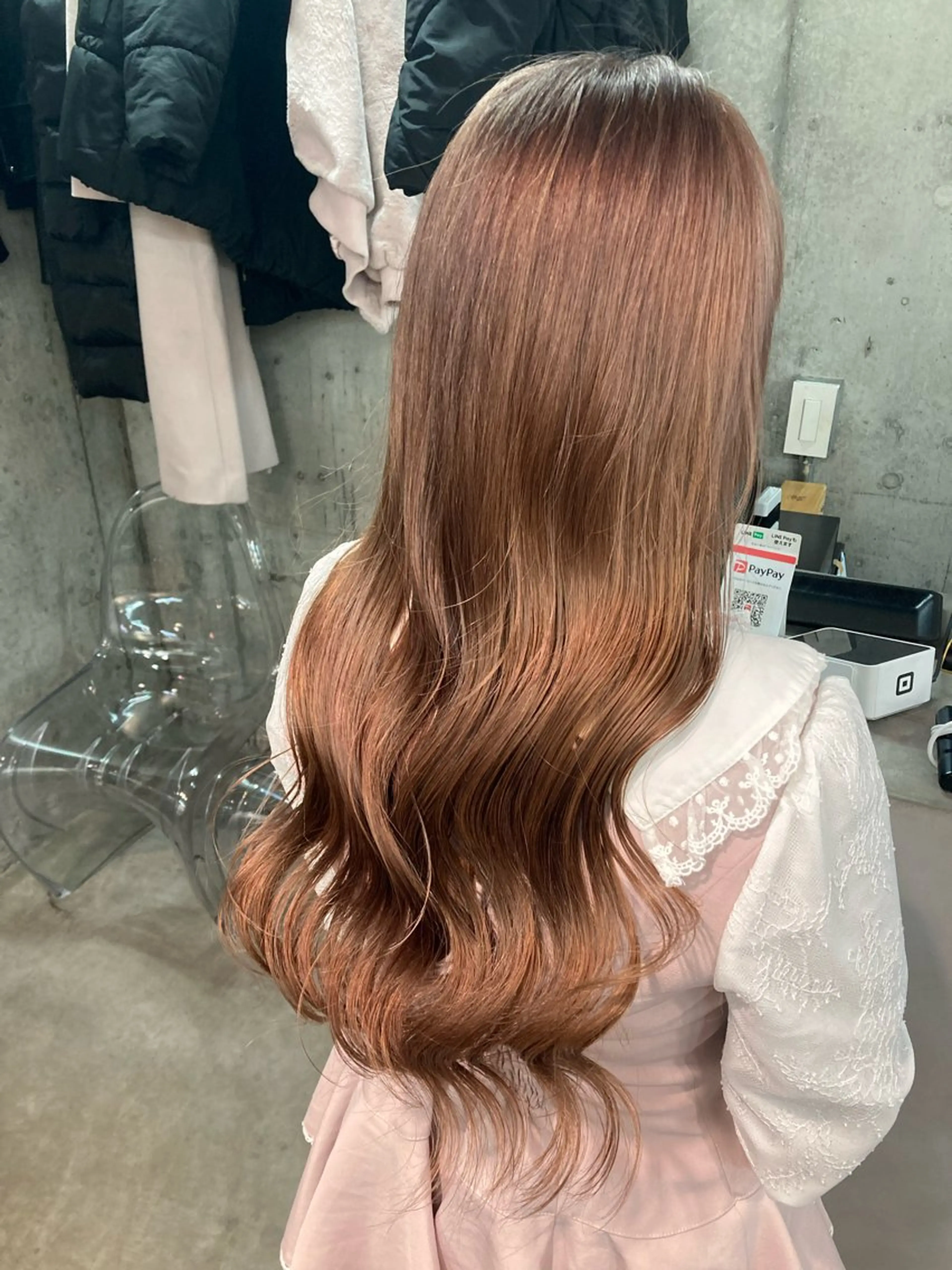 ロング カラー ✨最安値✨エクステ カラー🌼つきな🌼のヘアスタイル